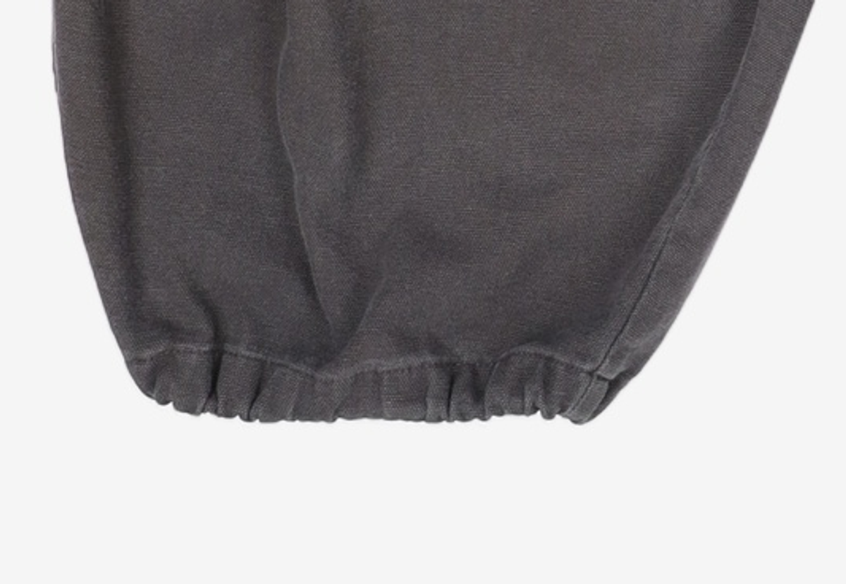 해칭룸(HATCHINGROOM) Volume Pants Oxford Washed Charcoal 4