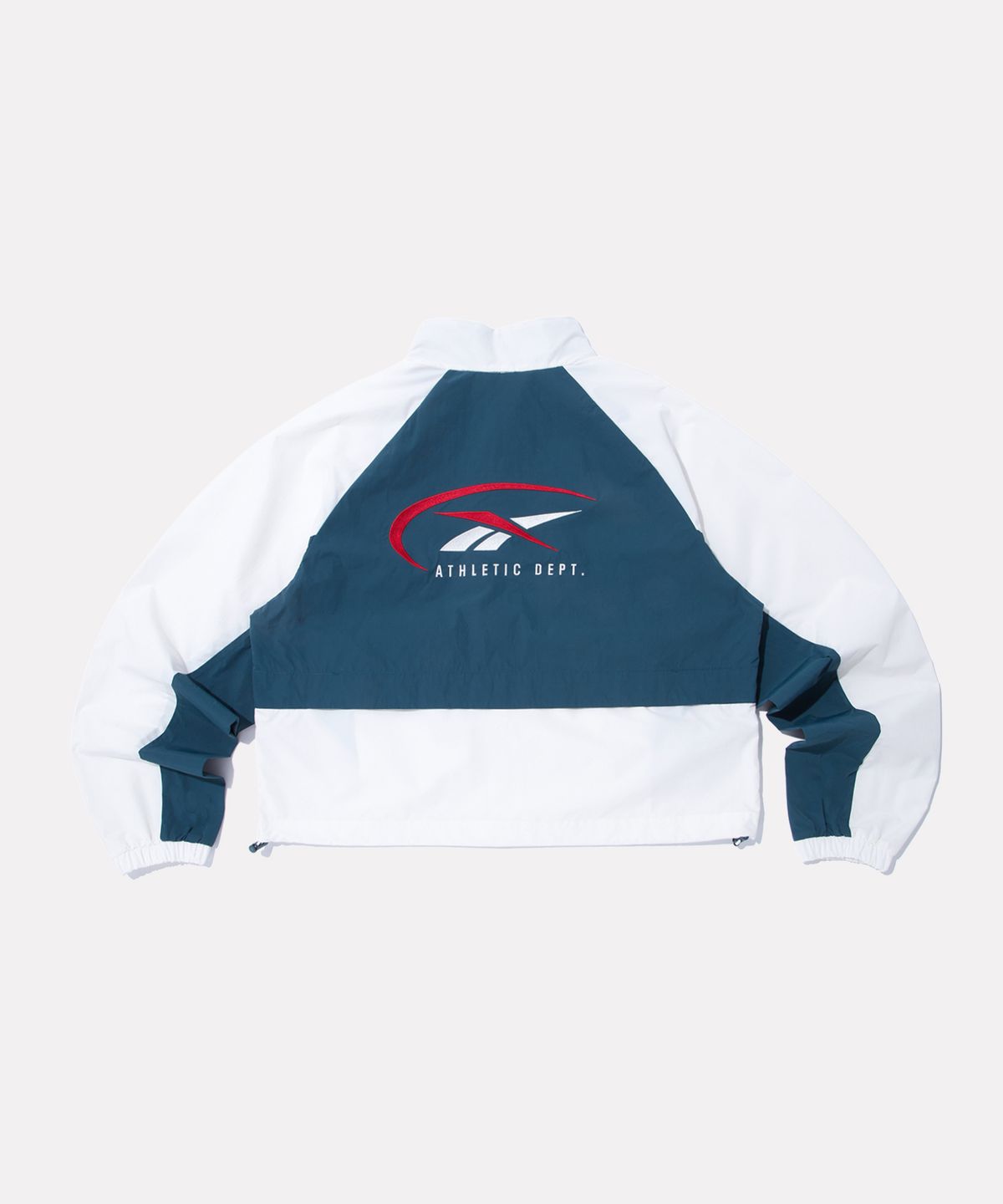리복(REEBOK) 일립스 크롭 윈드브레이커 v26 (W) - 아이보리:틸 그린