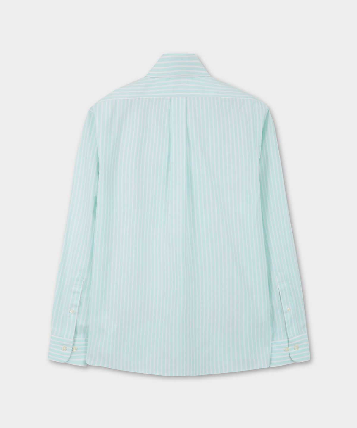 브룩스 브라더스(BROOKS BROTHERS) 논아이론 옥스포드 스트라이프 셔츠 (그린) (BBTHMMG104)