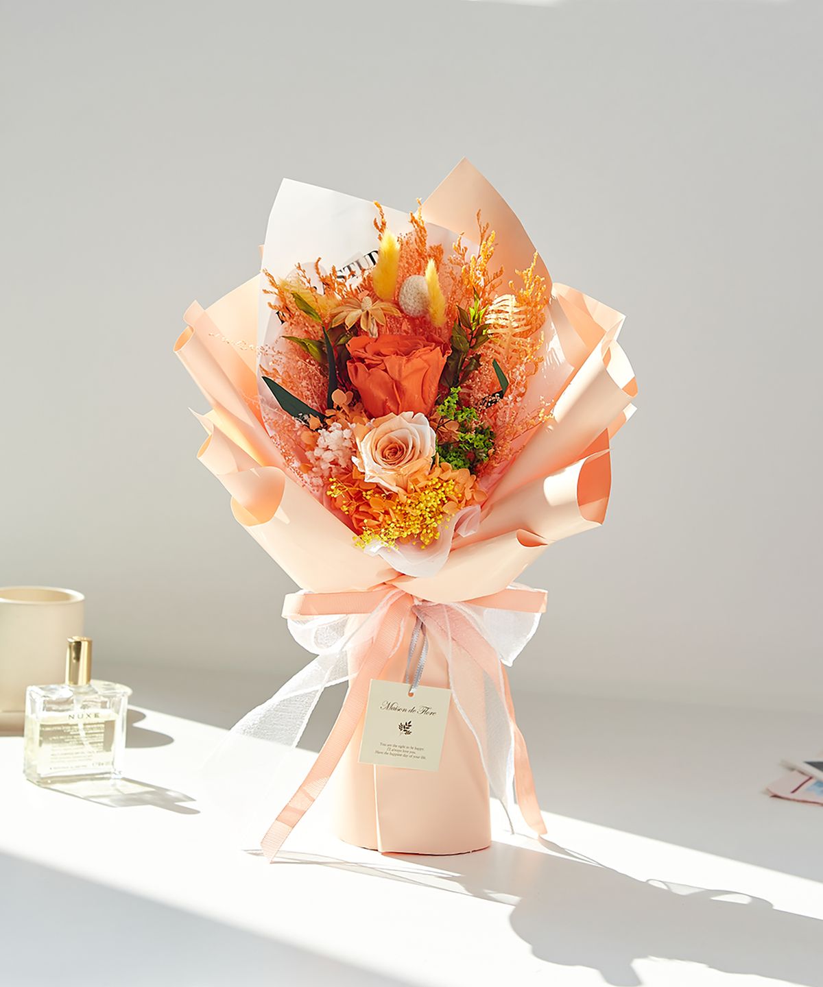 하우쎈스(HOUSENSE) 프리저브드 플라워 꽃다발
