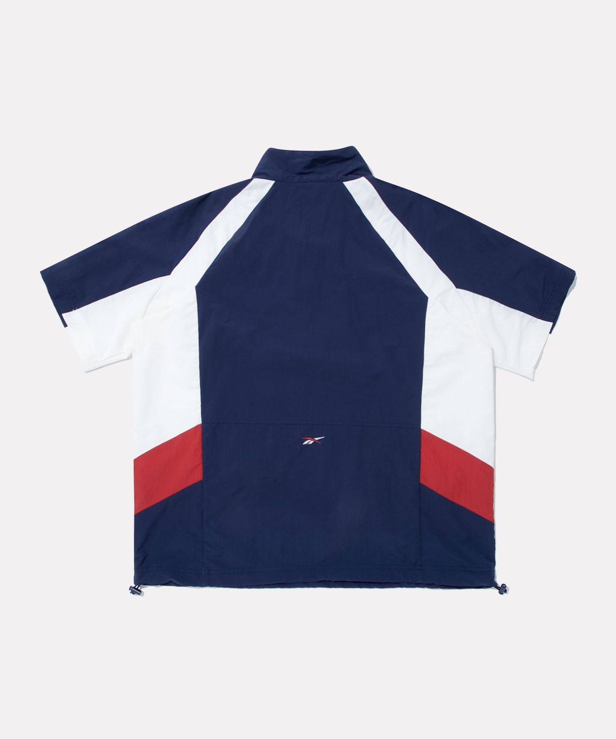 리복(REEBOK) DNA 컬러블록 반팔 아노락 - 네이비