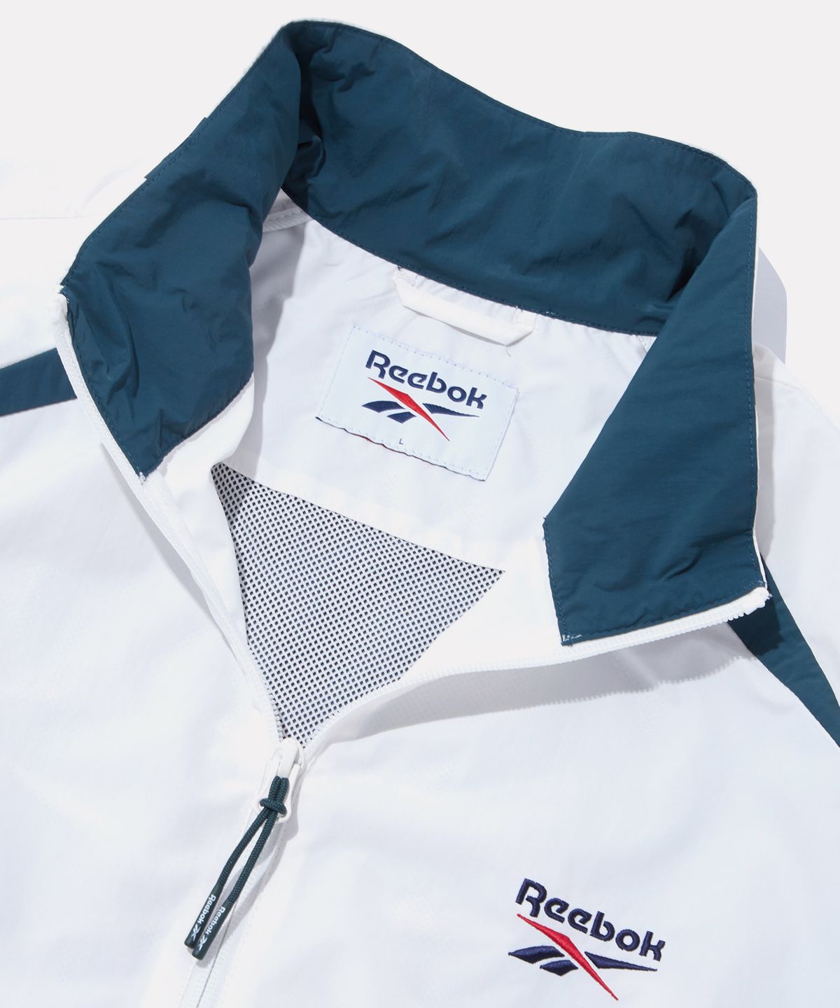 리복(REEBOK) 일립스 윈드브레이커 v26 - 아이보리:틸 그린