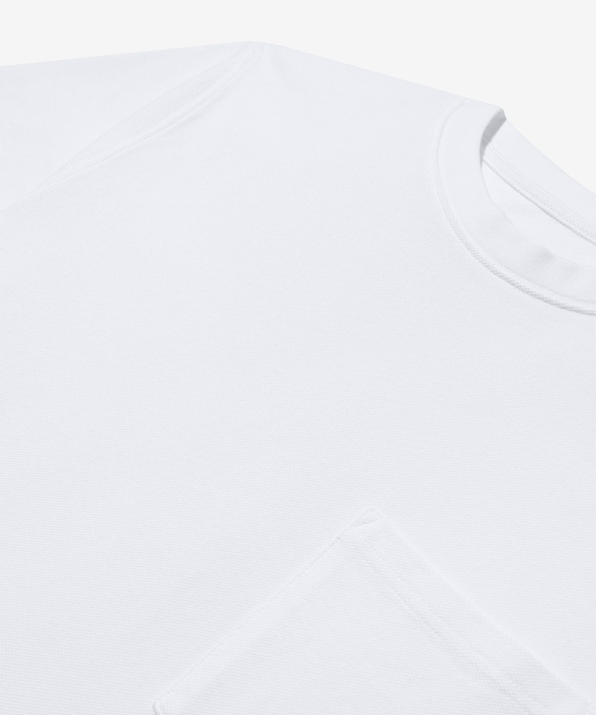 노아(NOAH) (U) 헤비웨이트 피케 탑 화이트 HEAVYWEIGHT PIQUE TOP WHITE