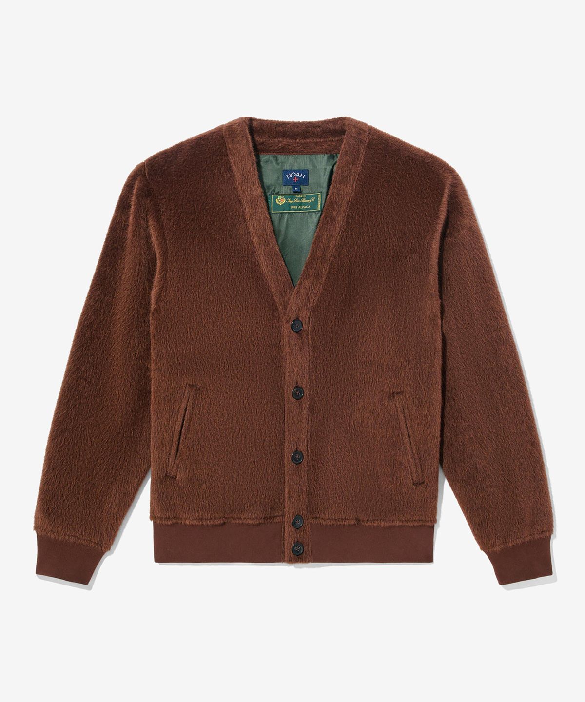 노아(NOAH) (U) 베어 퍼 카디건 브라운 BEAR FUR CARDIGAN BROWN
