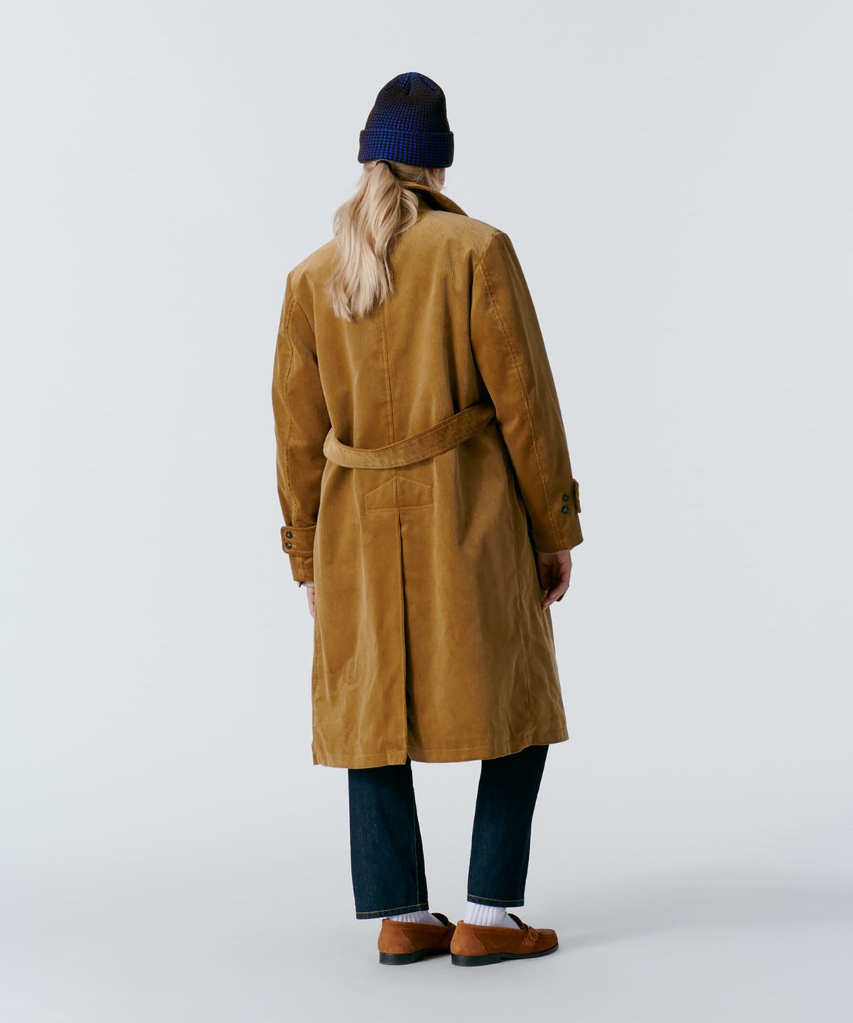 노아(NOAH) (U) 코듀로이 트렌치 코트 펀 CORDUROY TRENCH COAT FAWN