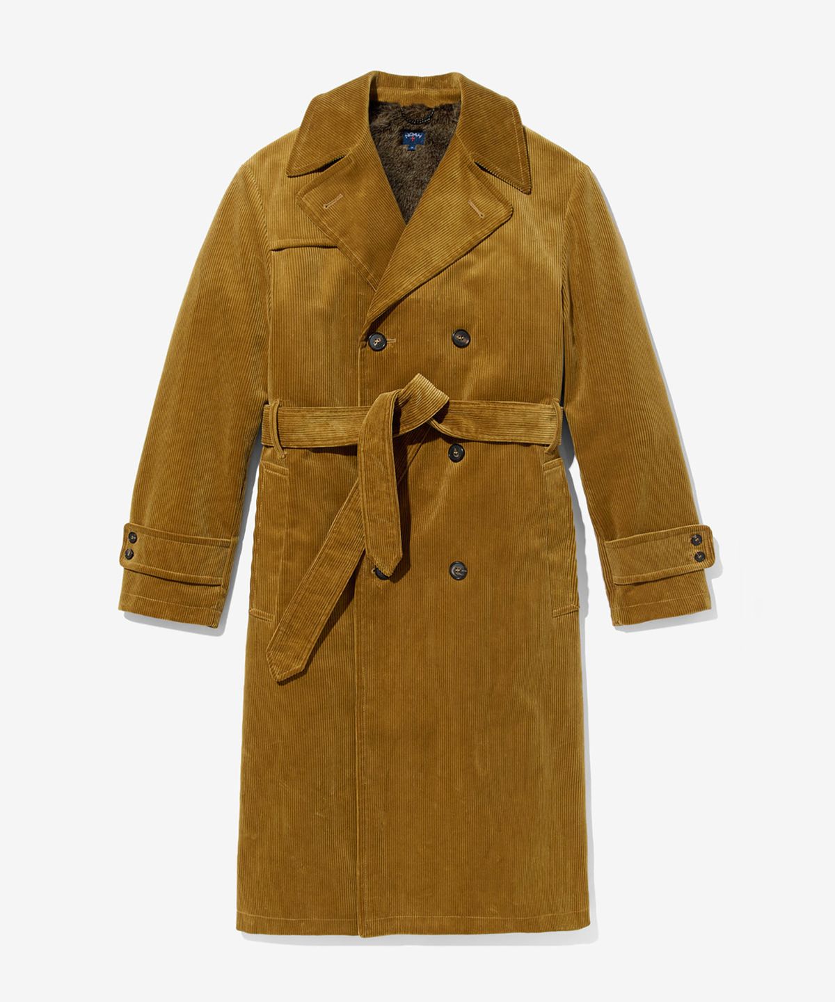 노아(NOAH) (U) 코듀로이 트렌치 코트 펀 CORDUROY TRENCH COAT FAWN