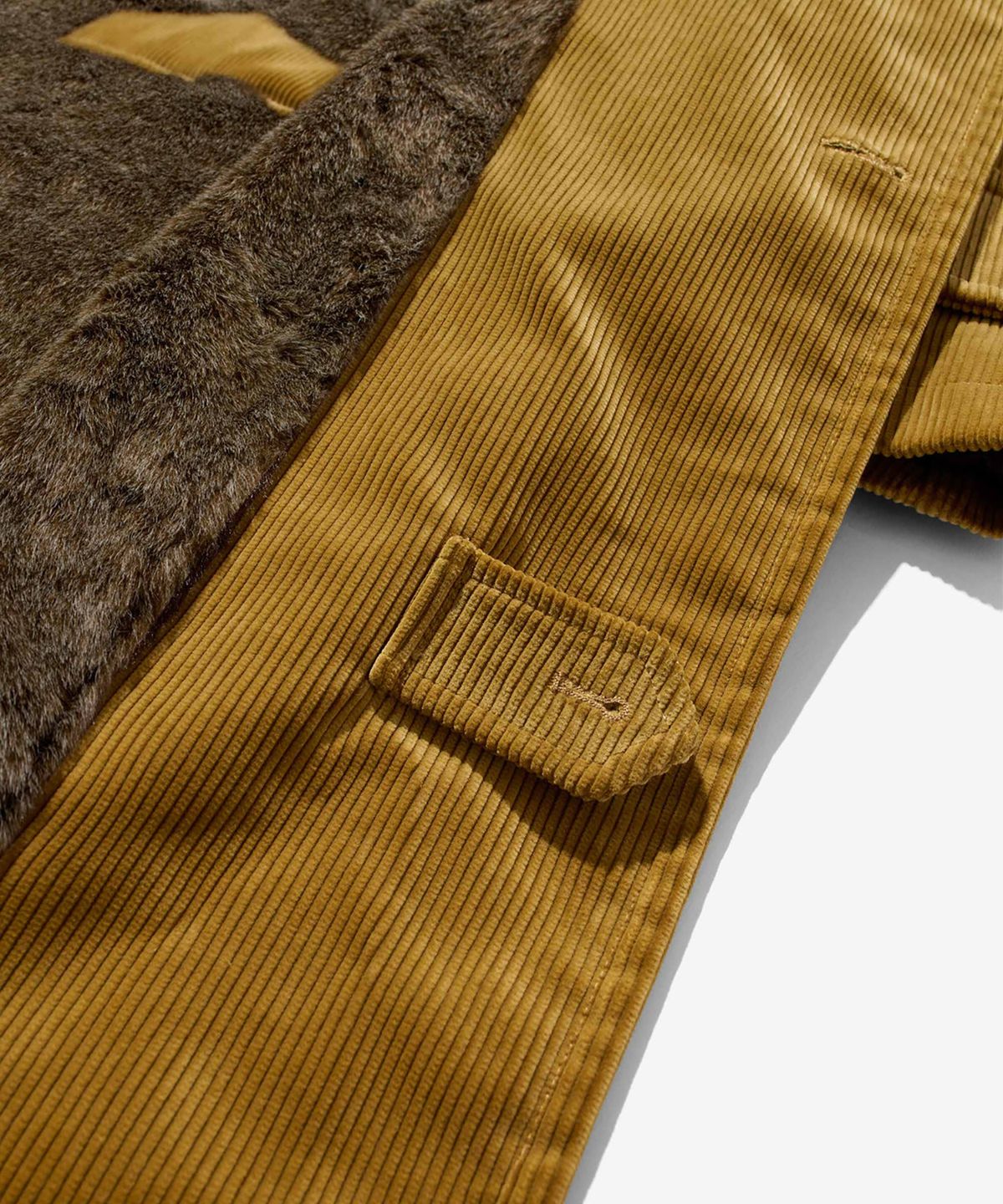 노아(NOAH) (U) 코듀로이 트렌치 코트 펀 CORDUROY TRENCH COAT FAWN