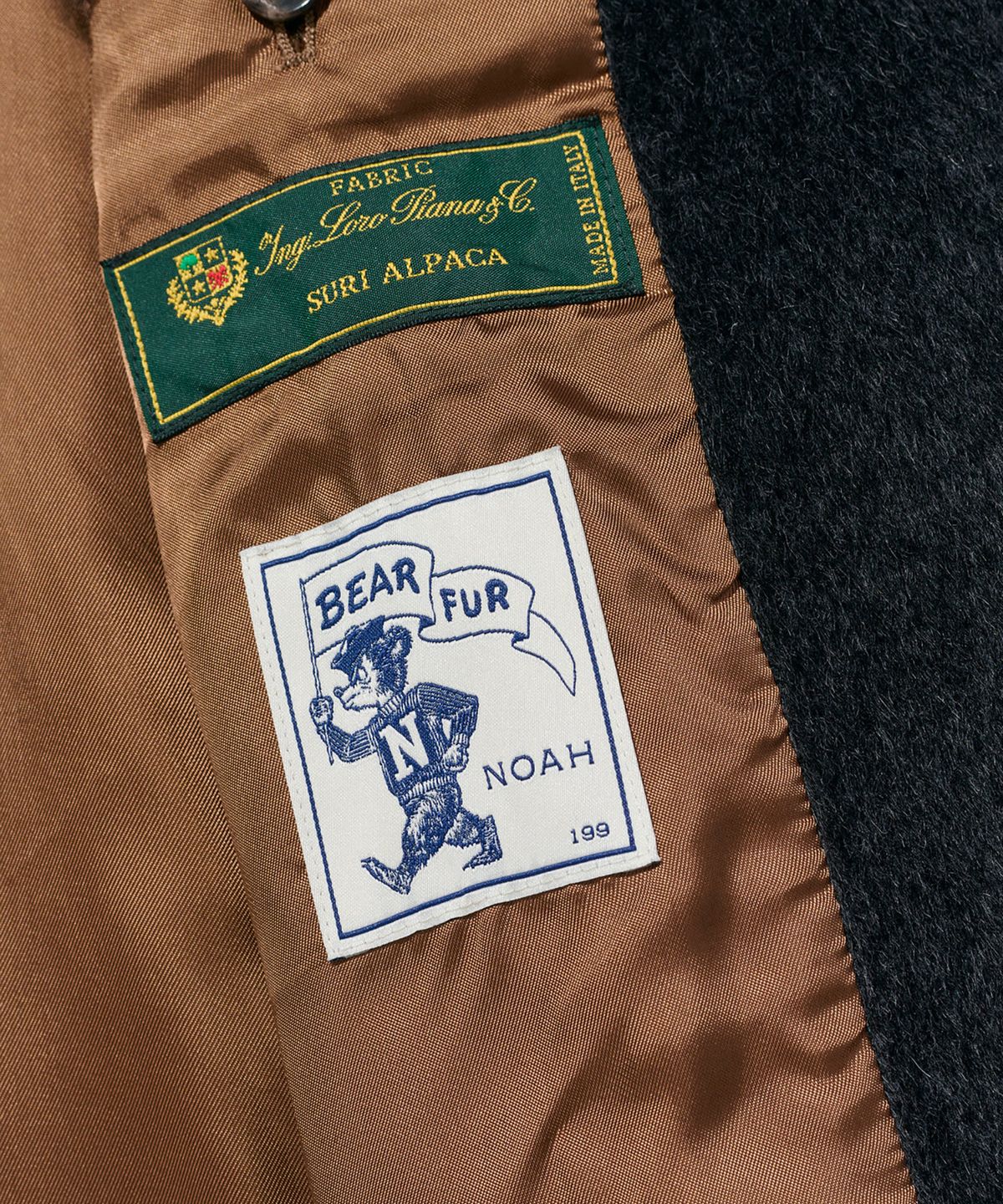 노아(NOAH) (U) 베어 퍼 스포츠 코트 차콜 BEAR FUR SPORT COAT CHARCOAL