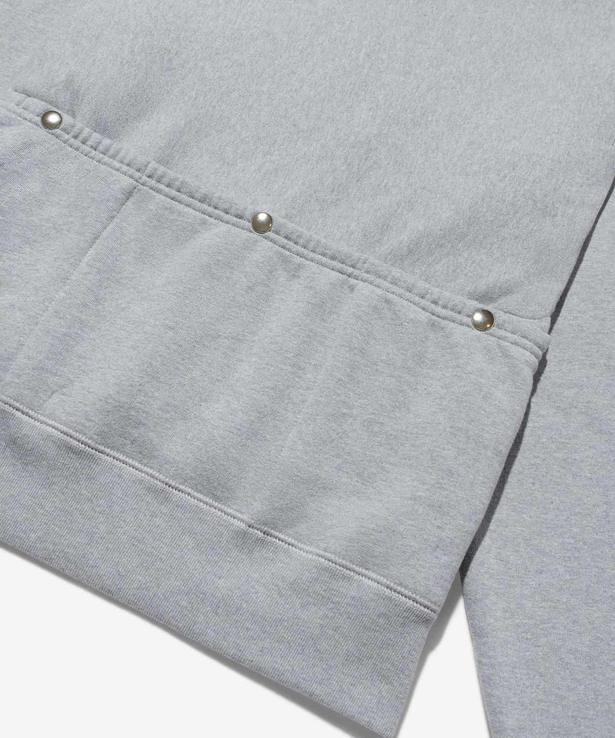 노아(NOAH) (U) 러너 후디 헤더 그레이 RUNNER HOODIE HEATHER GREY