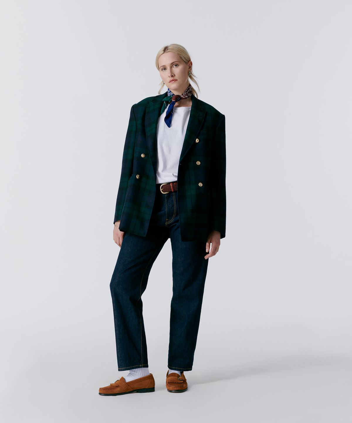 노아(NOAH) (U) 블랙워치 블레이저 블랙워치 BLACKWATCH BLAZER BLACKWATCH