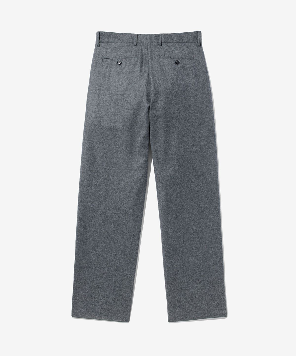노아(NOAH) (U) 울 더블 플리츠 트라우저 그레이 WOOL DOUBLE-PLEAT TROUSER GREY