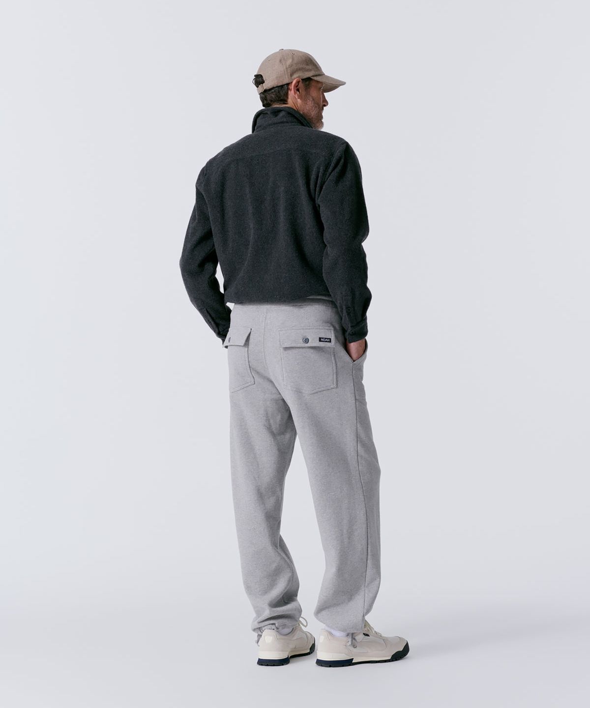 노아(NOAH) (U) 퍼티그 스웨트팬츠 헤더 그레이 FATIGUE SWEATPANTS HEATHER GREY