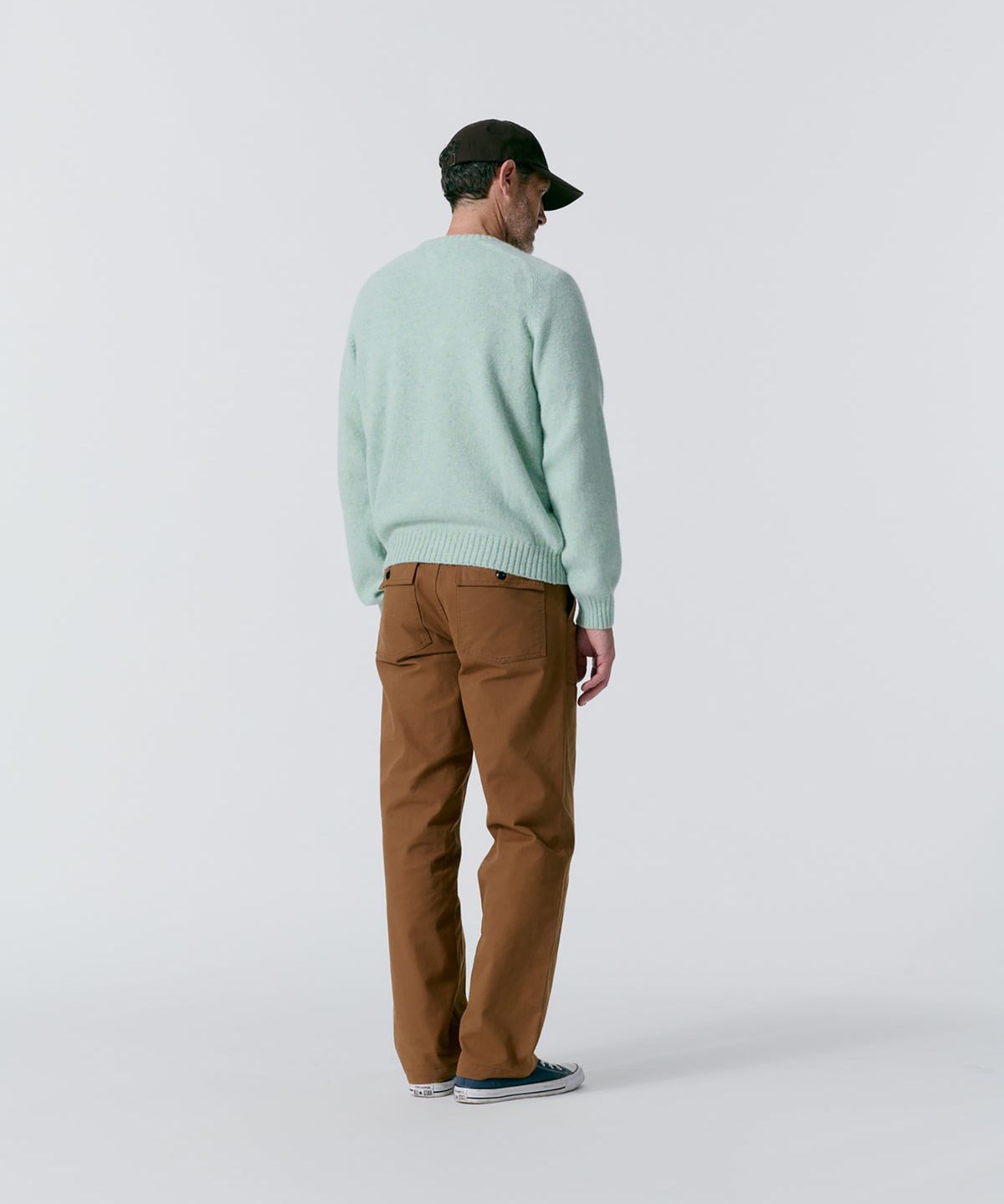 노아(NOAH) (U) 엠브로이더드 셰틀랜드 스웨터 샴록 셰이크 EMBROIDERED SHETLAND SWEATER SHAMROCK SHAKE