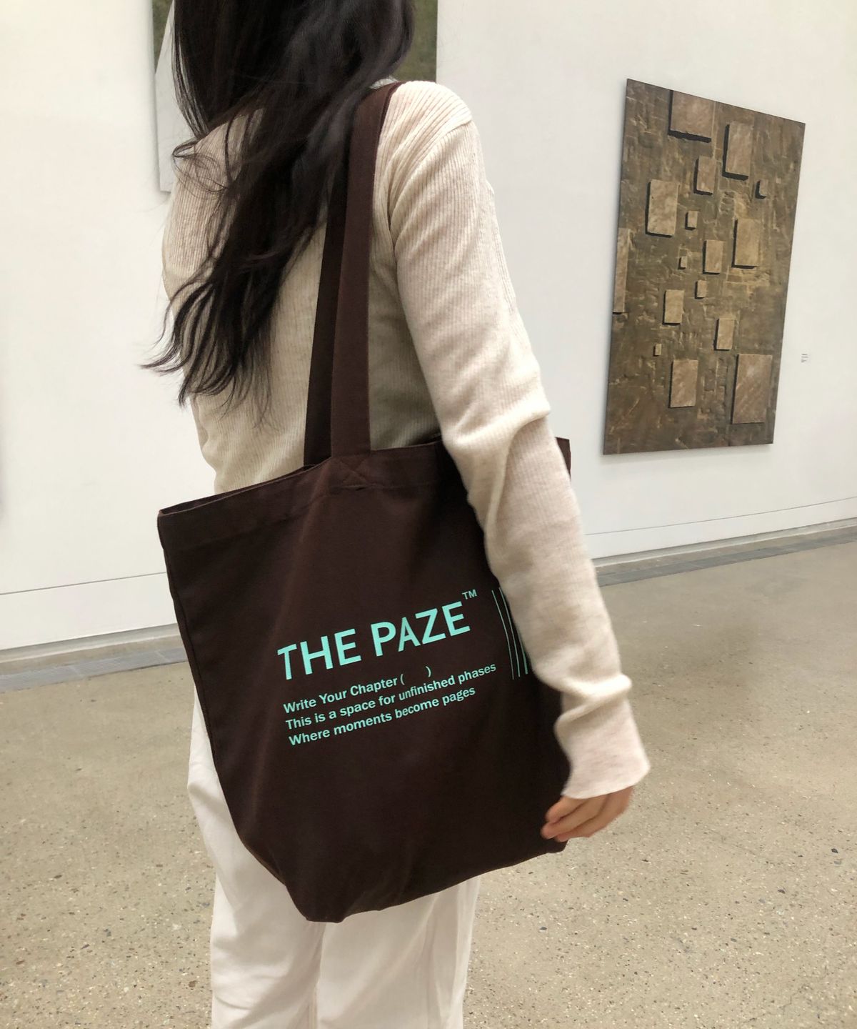 더페이즈(THE PAZE) P.1 BROWN ECO BAG