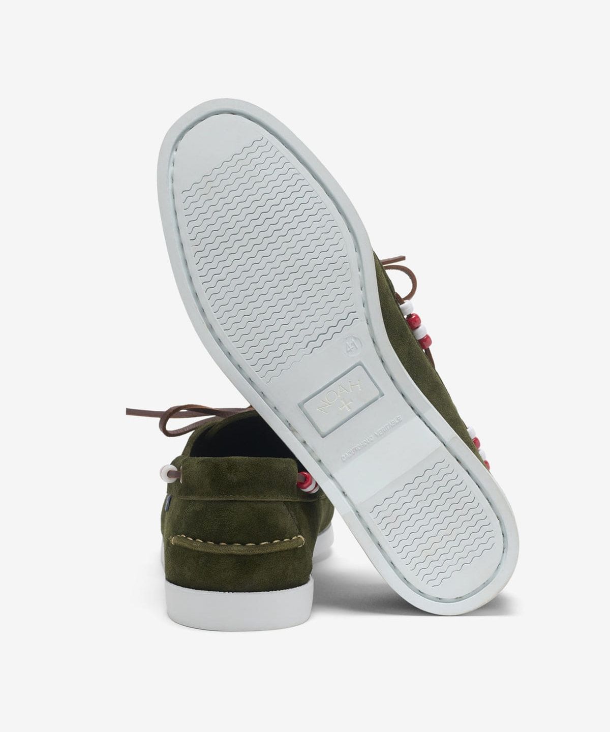 노아(NOAH) (U) 비디드 보트 슈즈 그래스 BEADED BOAT SHOE GRASS