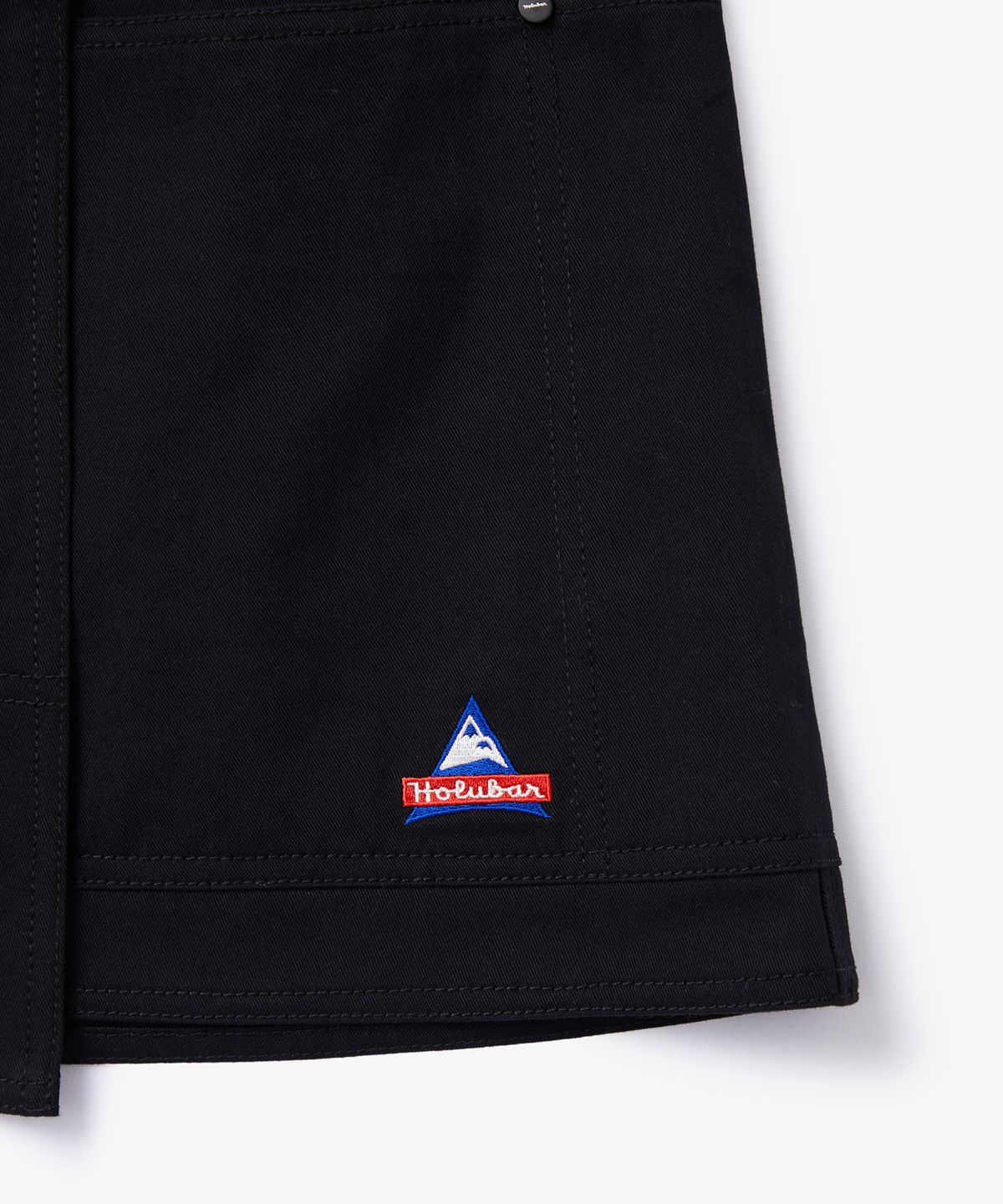 홀루바(HOLUBAR) Trail Split Short Skirt Black