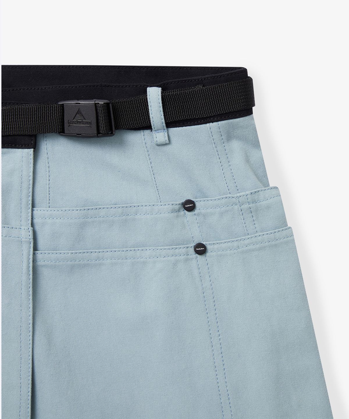 홀루바(HOLUBAR) Trail Split Short Skirt Sky Blue