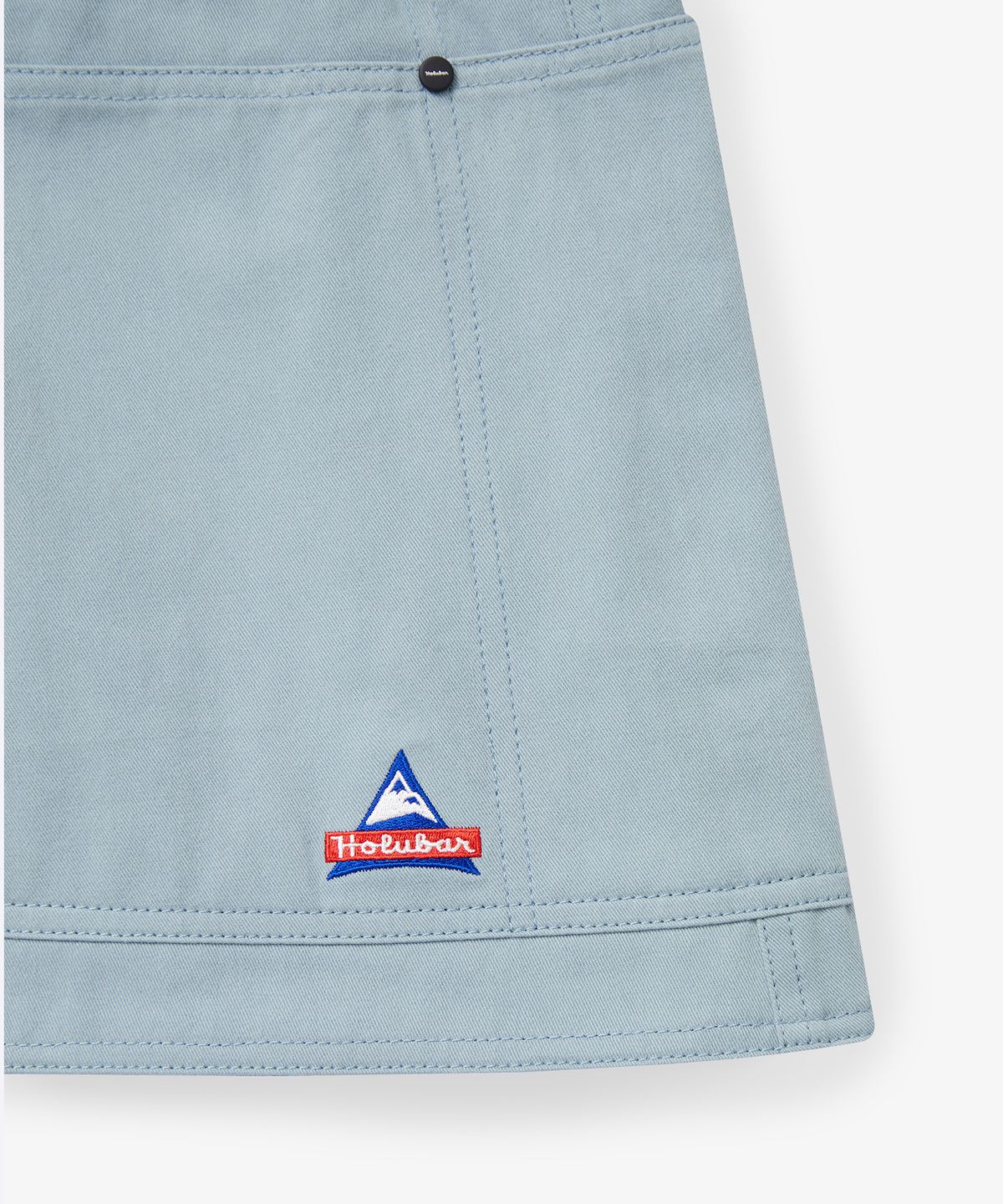 홀루바(HOLUBAR) Trail Split Short Skirt Sky Blue