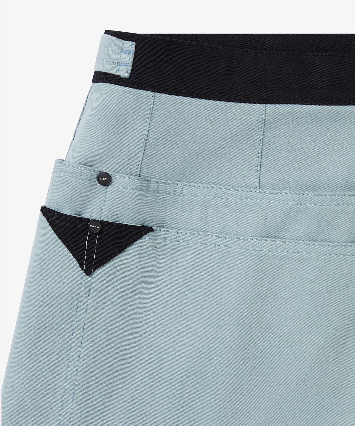 홀루바(HOLUBAR) Trail Split Short Skirt Sky Blue