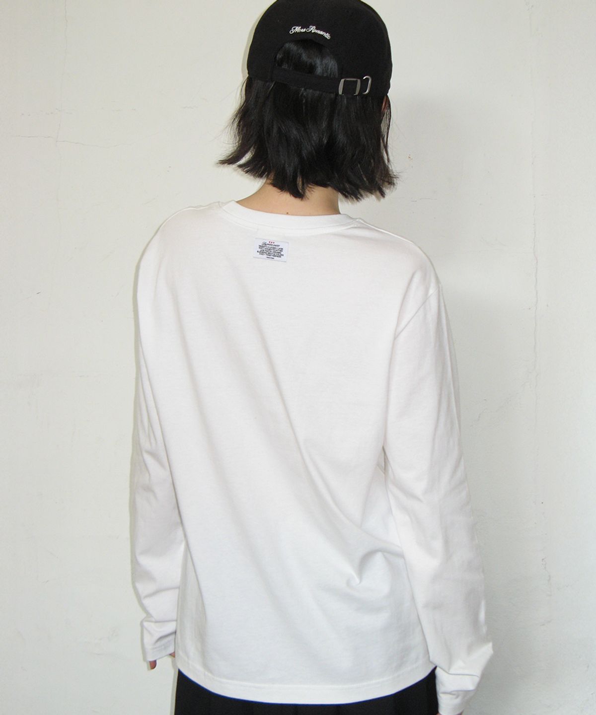 론론(RONRON) SOFTEST DREAM CAT LONG SLEEVE WHITE