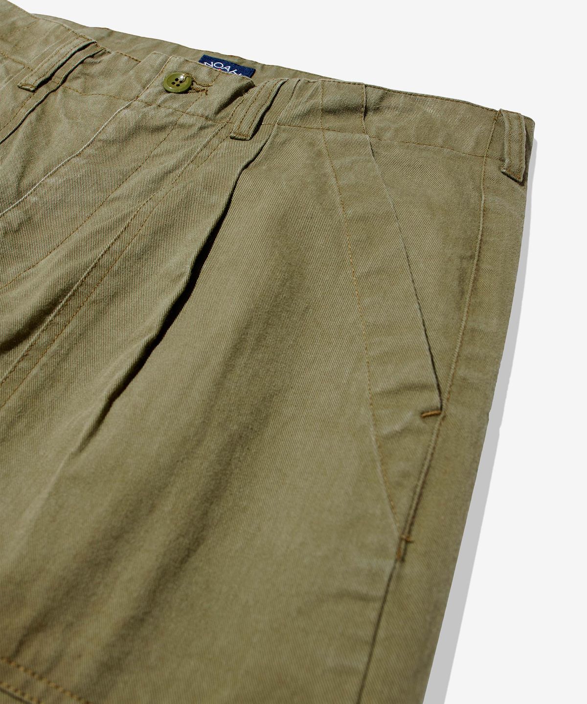 노아(NOAH) (U) 플리츠 퍼티그 팬츠 아미 그린 PLEATED FATIGUE PANTS ARMY GREEN