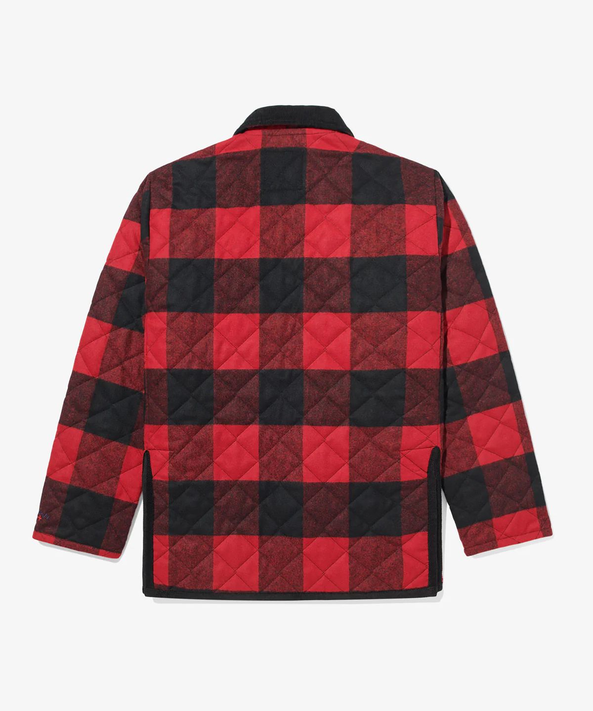 노아(NOAH) (U) 노아 X 레이븐햄 버팔로 체크 레이든 재킷 레드 블랙 NOAH X LAVENHAM BUFFALO CHECK RAYDON JACKET RED/BLACK