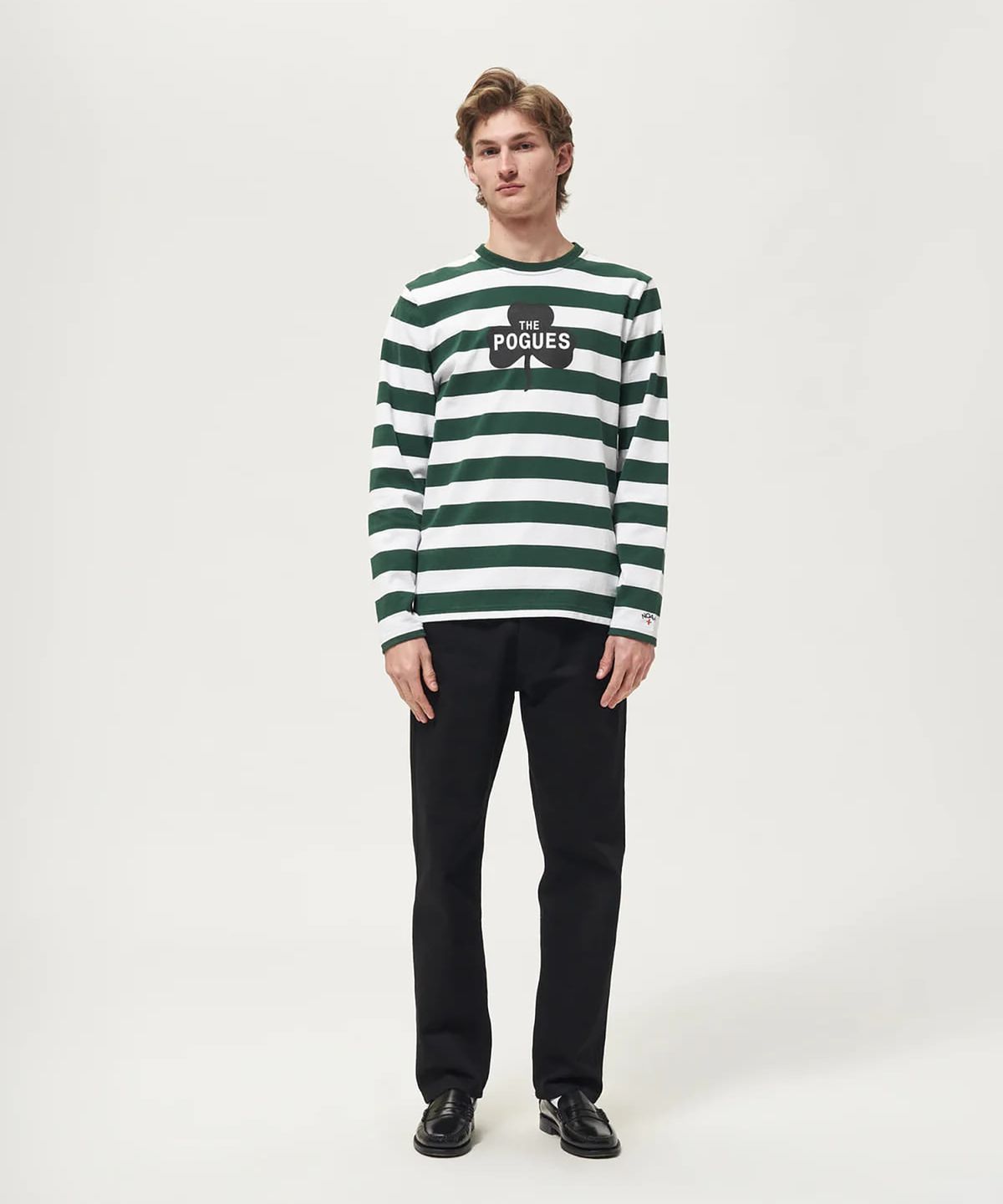 노아(NOAH) (U) 더 포그스 롱 슬리브 탑 보틀 화이트 THE POGUES LS TOP WHITE