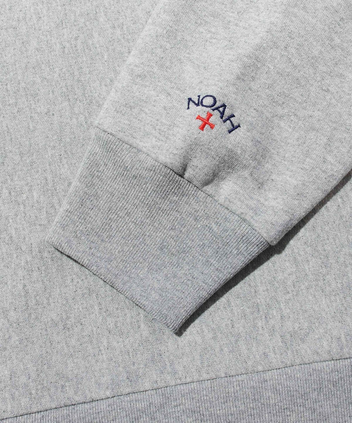 노아(NOAH) (U) 노아 X 포그스 크루넥 헤더 그레이 NOAH X POGUES CREWNECK GREY
