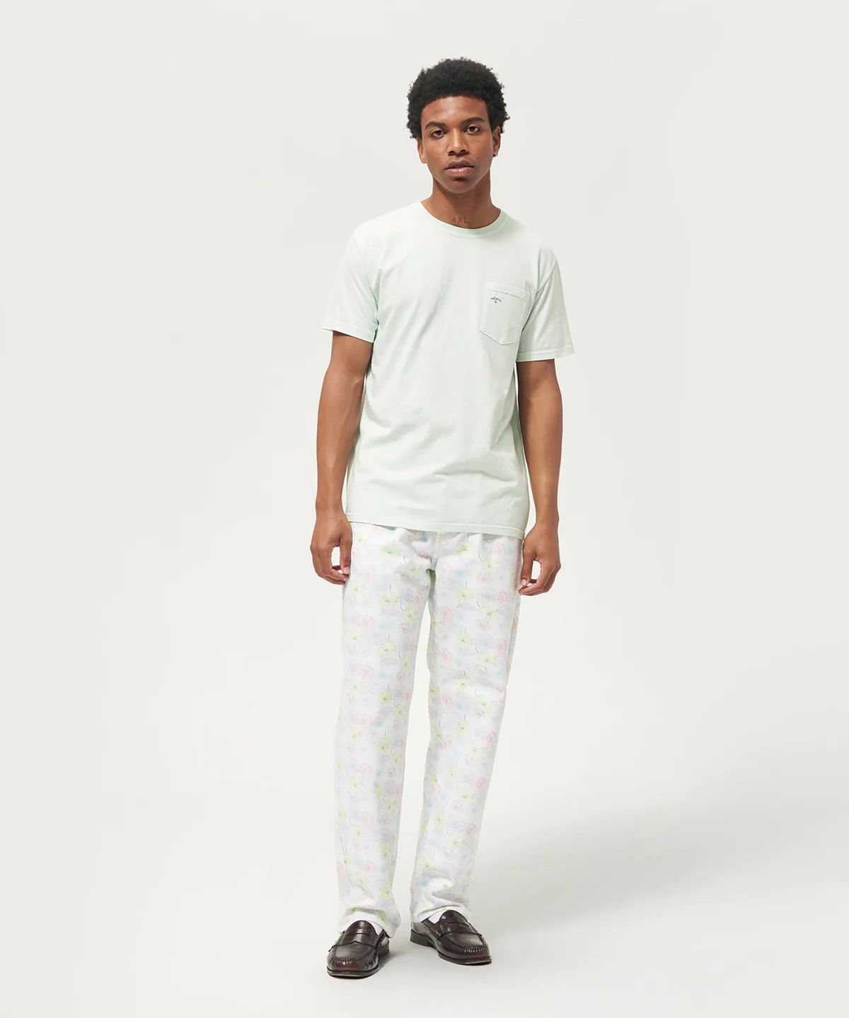 노아(NOAH) (U) 플로럴 플리츠 진 플로럴 FLORAL PLEATED JEANS MULTI