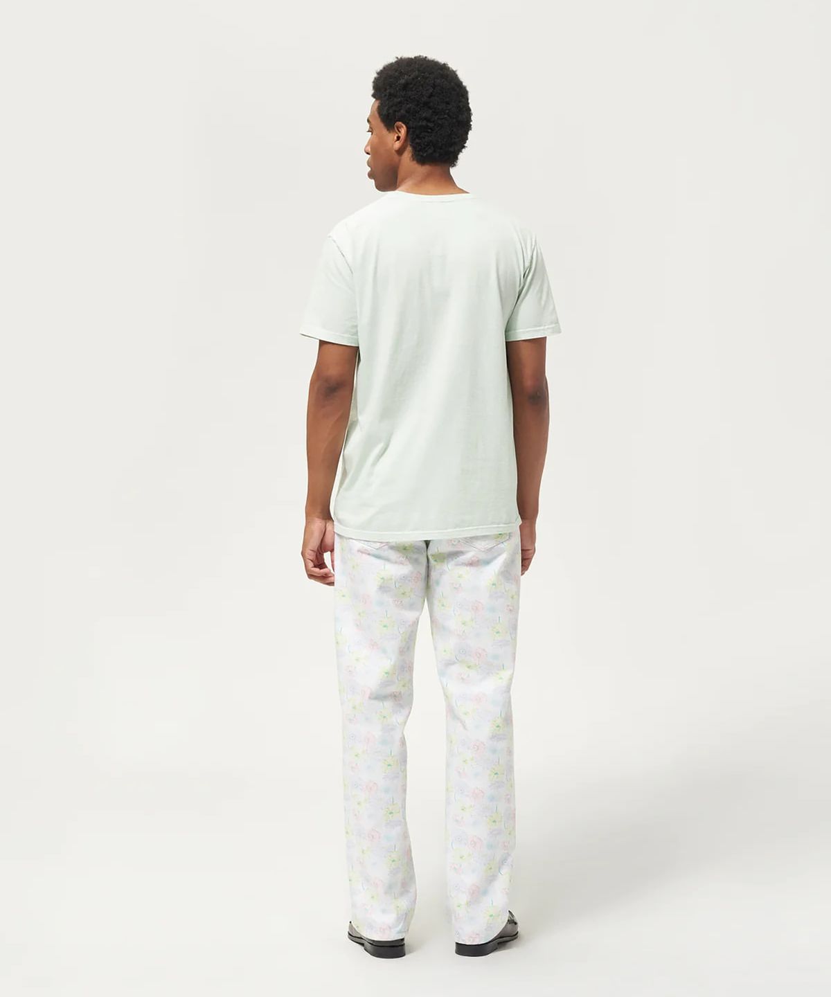 노아(NOAH) (U) 플로럴 플리츠 진 플로럴 FLORAL PLEATED JEANS MULTI