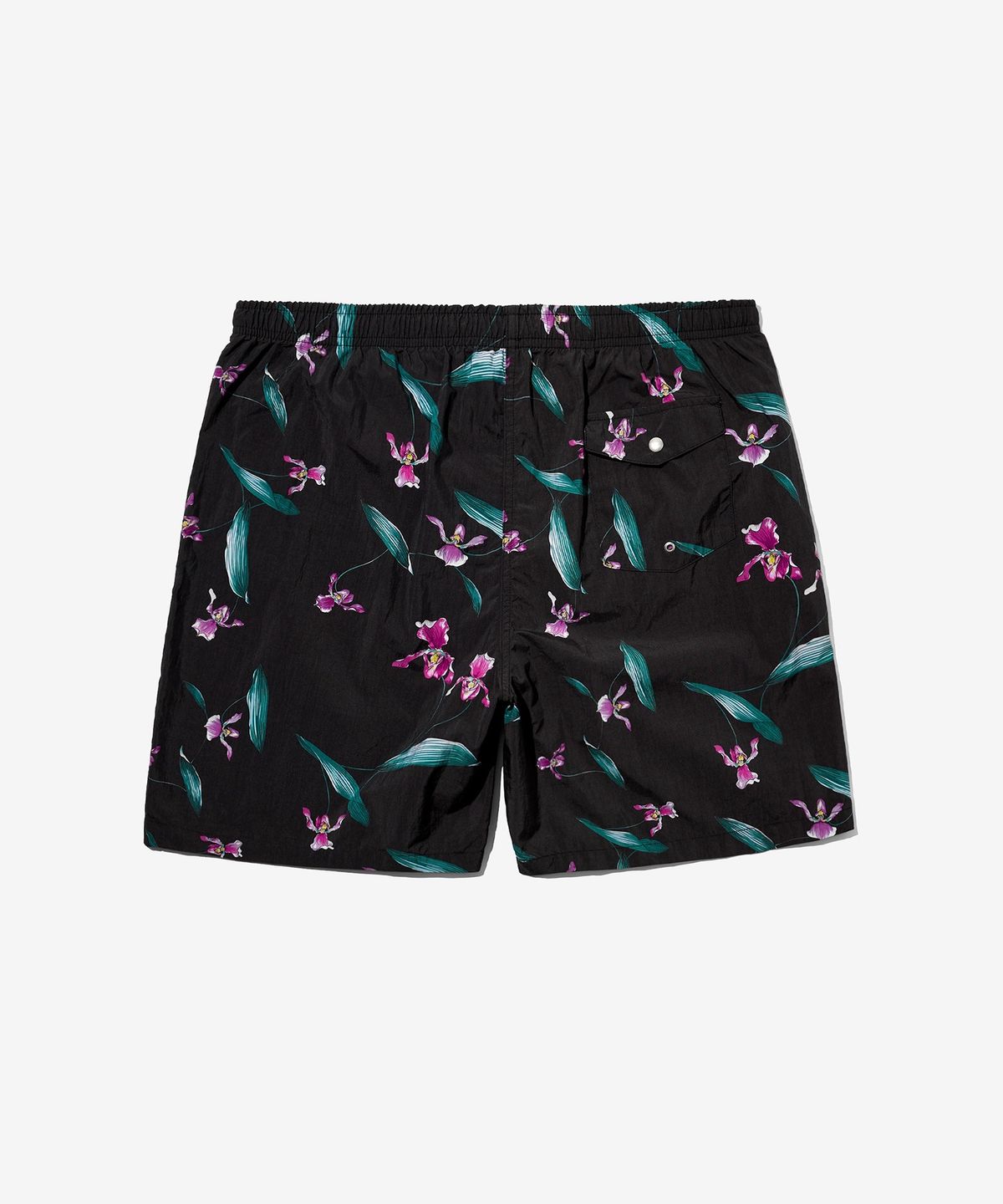노아(NOAH) (U) 플로럴 스윔 트렁크 다크 브라운 FLORAL SWIM TRUNK DARK BROWN