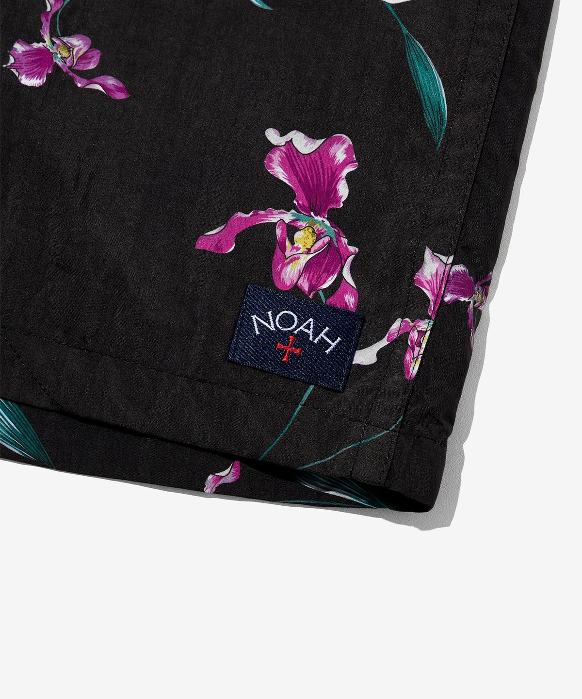 노아(NOAH) (U) 플로럴 스윔 트렁크 다크 브라운 FLORAL SWIM TRUNK DARK BROWN