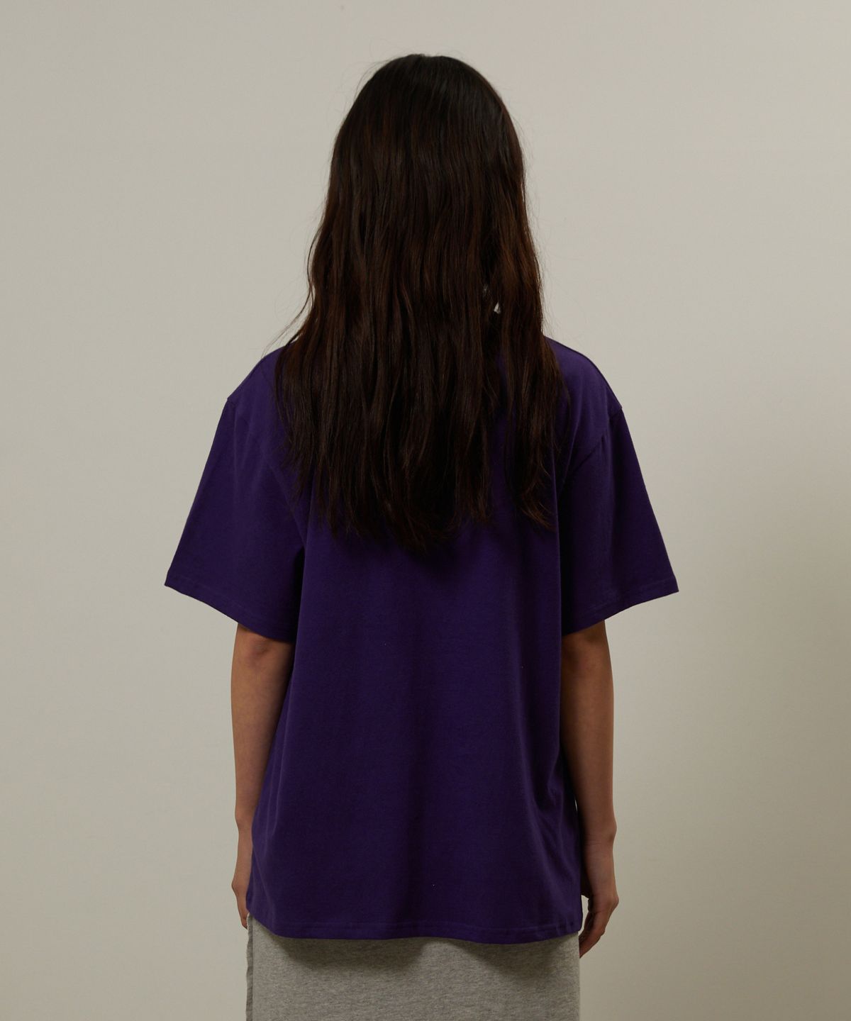 기머(GIMOR) Classic Logo Tee Purple