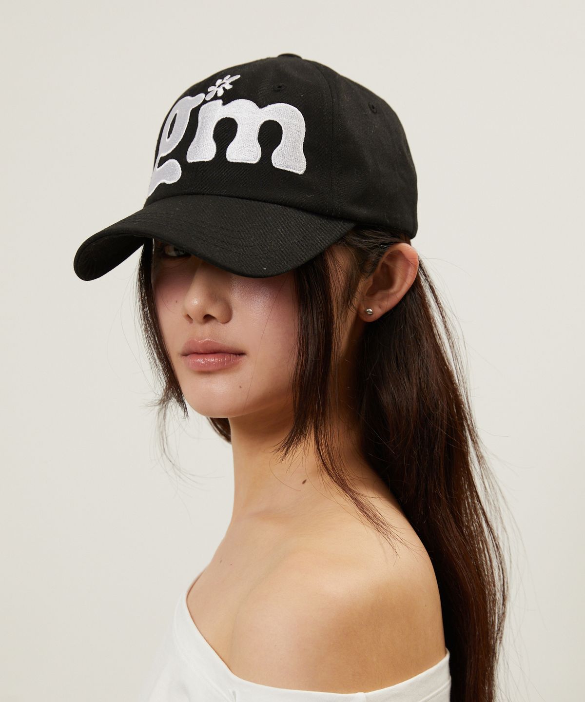 기머(GIMOR) GM Flower Ball Cap Black