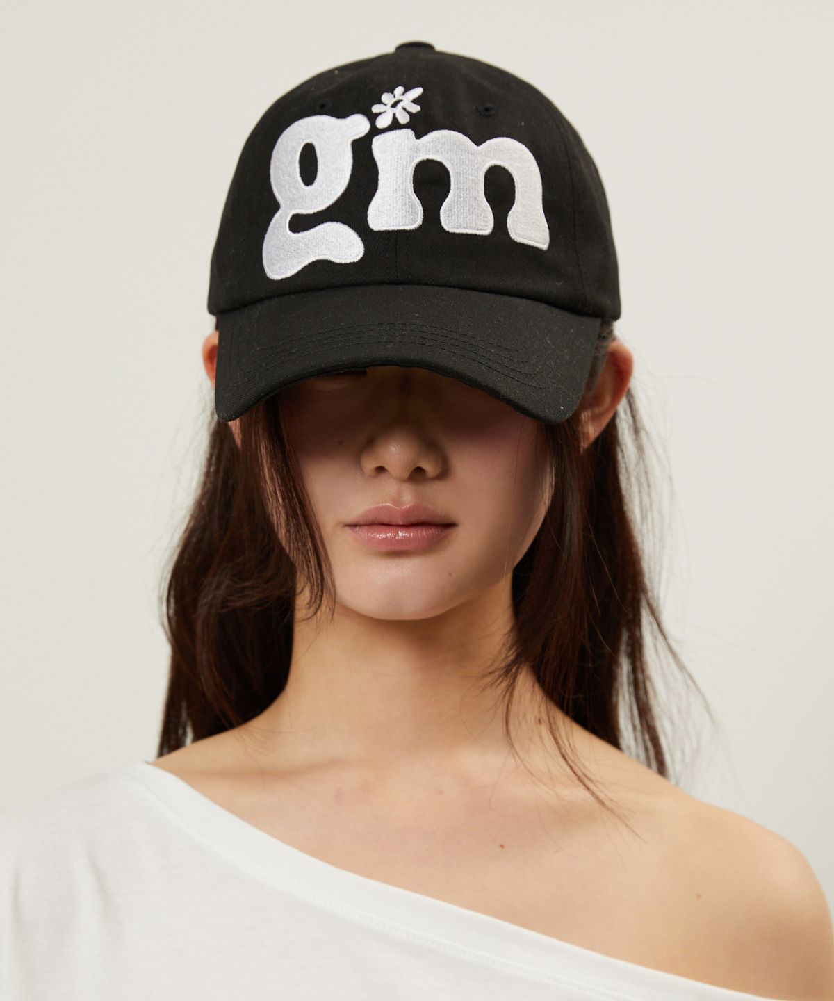 기머(GIMOR) GM Flower Ball Cap Black