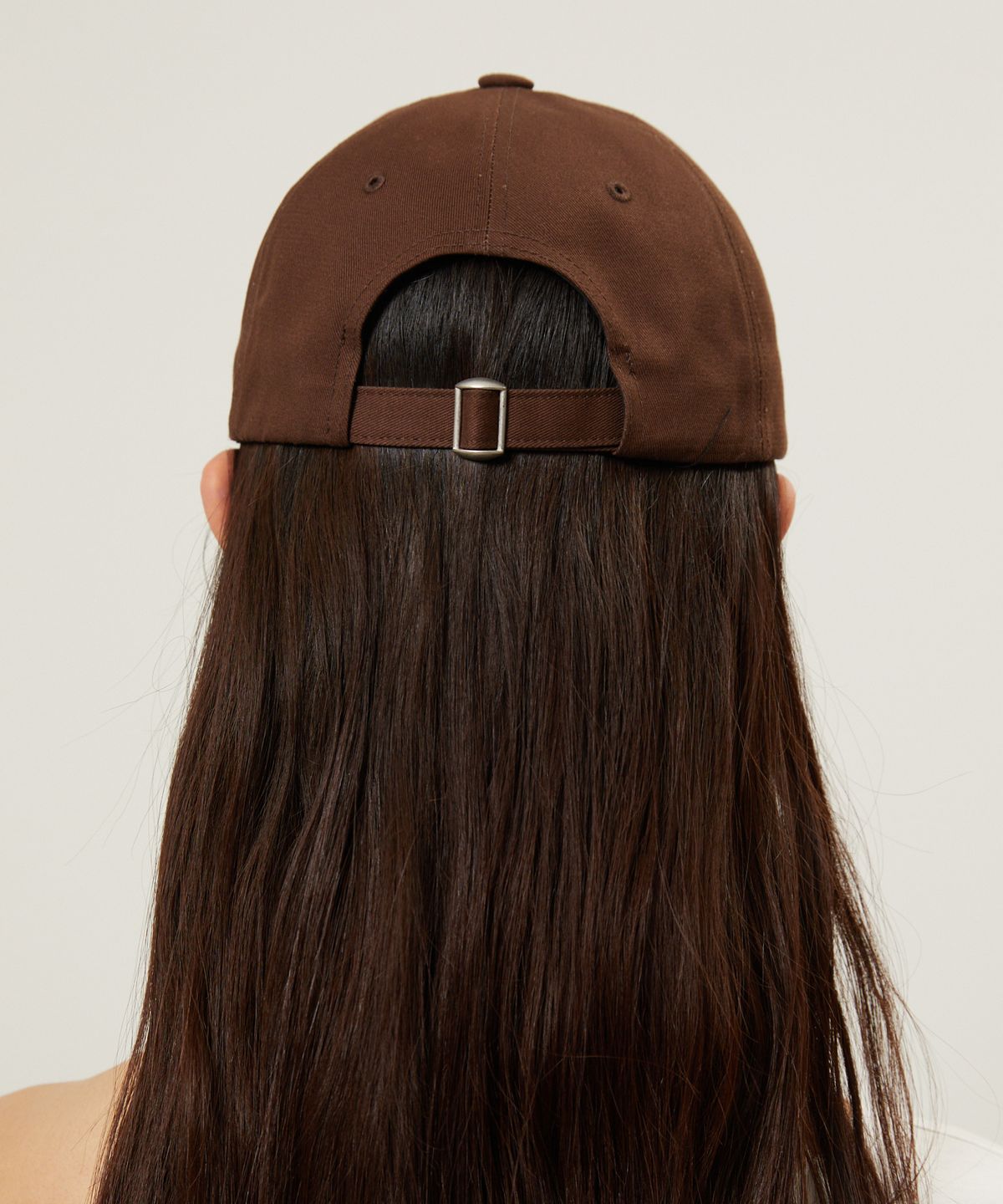 기머(GIMOR) GM Flower Ball Cap Brown