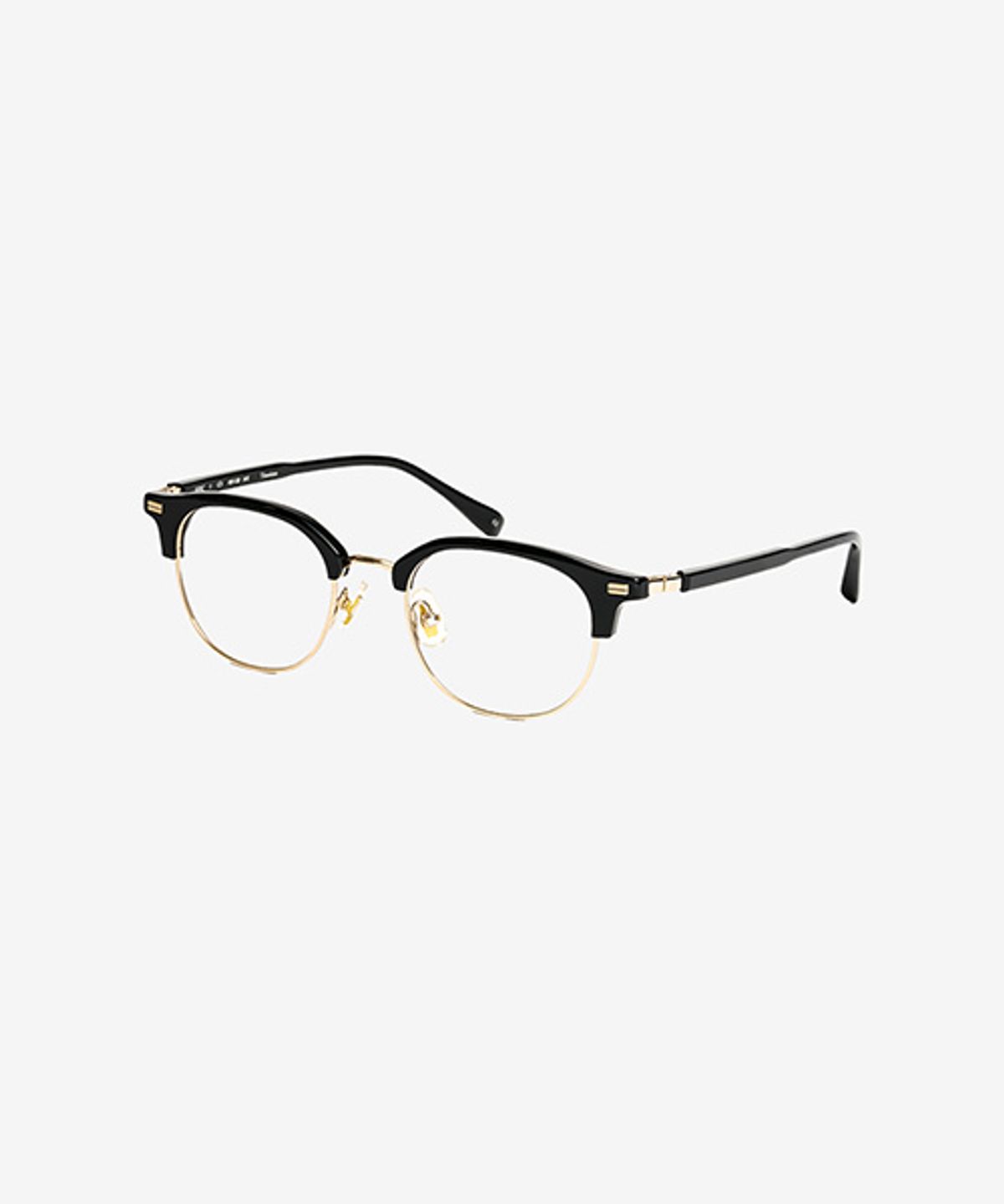 테츠오 아이웨어(TETSUO EYEWEAR) EPIC(에픽) 안경테 C1 BLACK&GOLD
