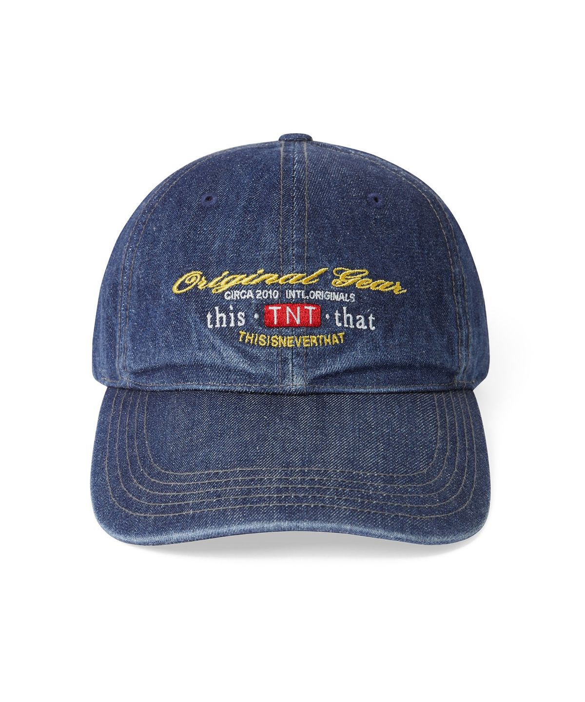 디스이즈네버댓(THISISNEVERTHAT) Original Gear Denim Cap Indigo