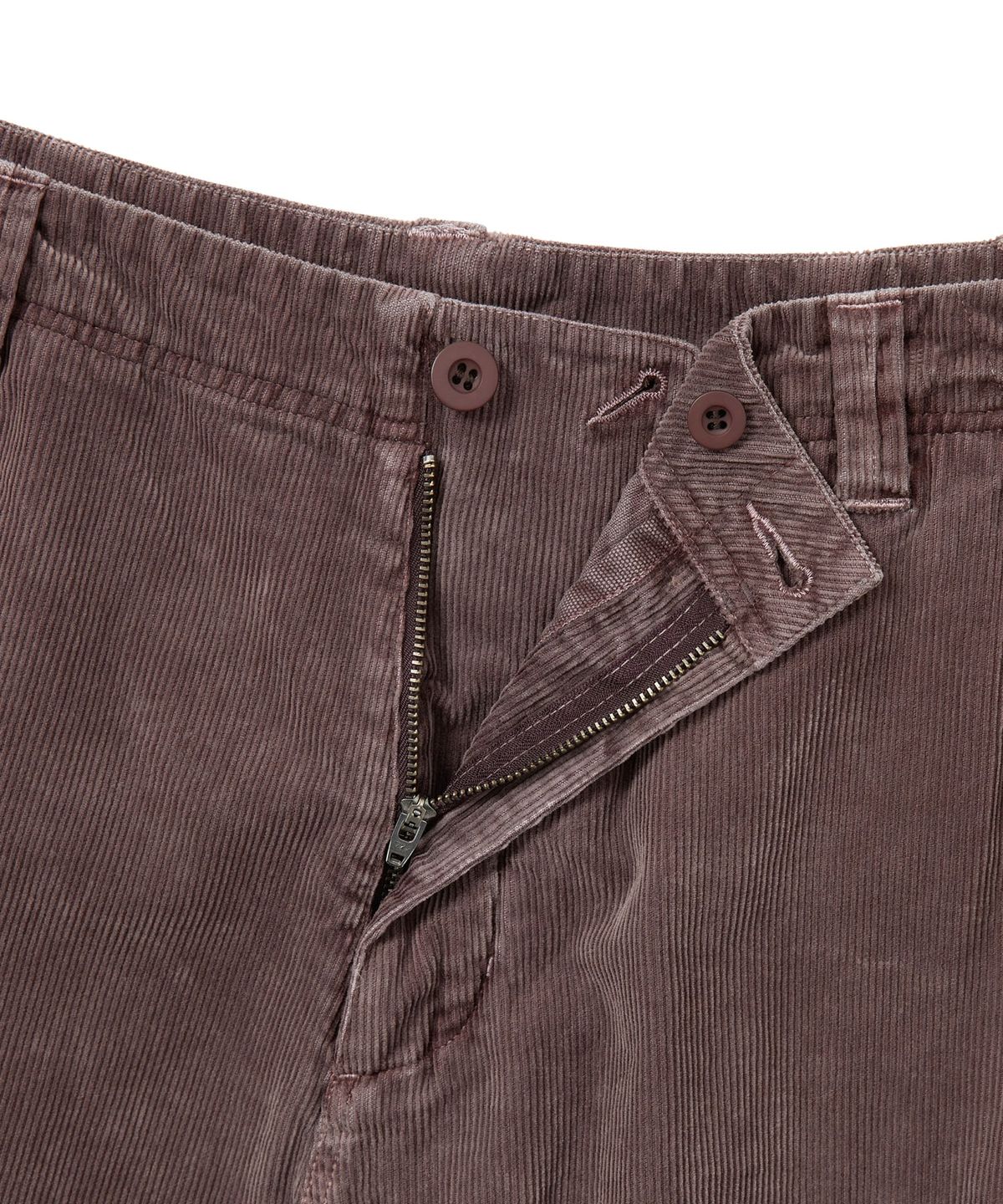 디스이즈네버댓(THISISNEVERTHAT) Overdyed Corduroy Cargo Short Burgundy