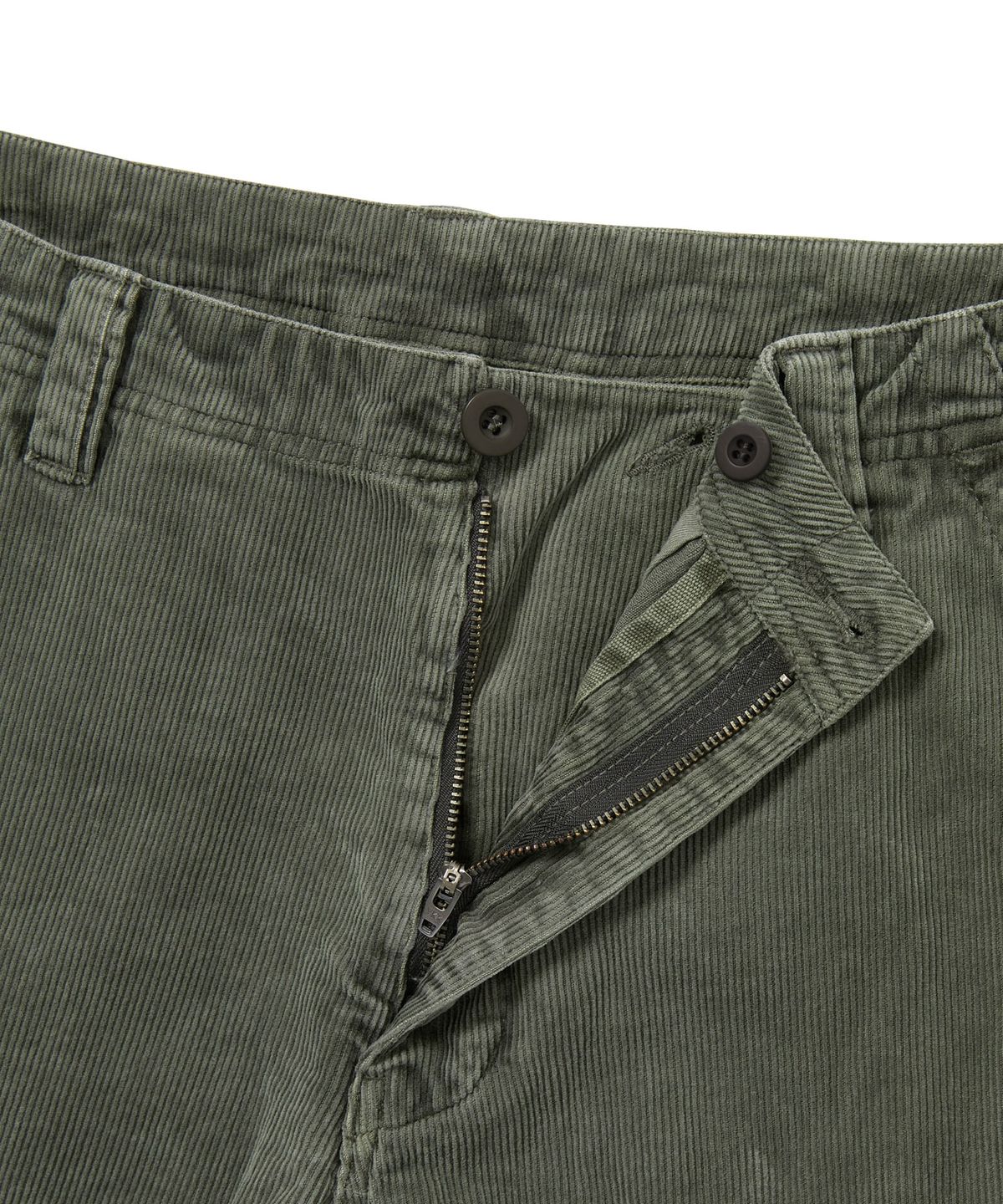디스이즈네버댓(THISISNEVERTHAT) Overdyed Corduroy Cargo Short Dark Olive
