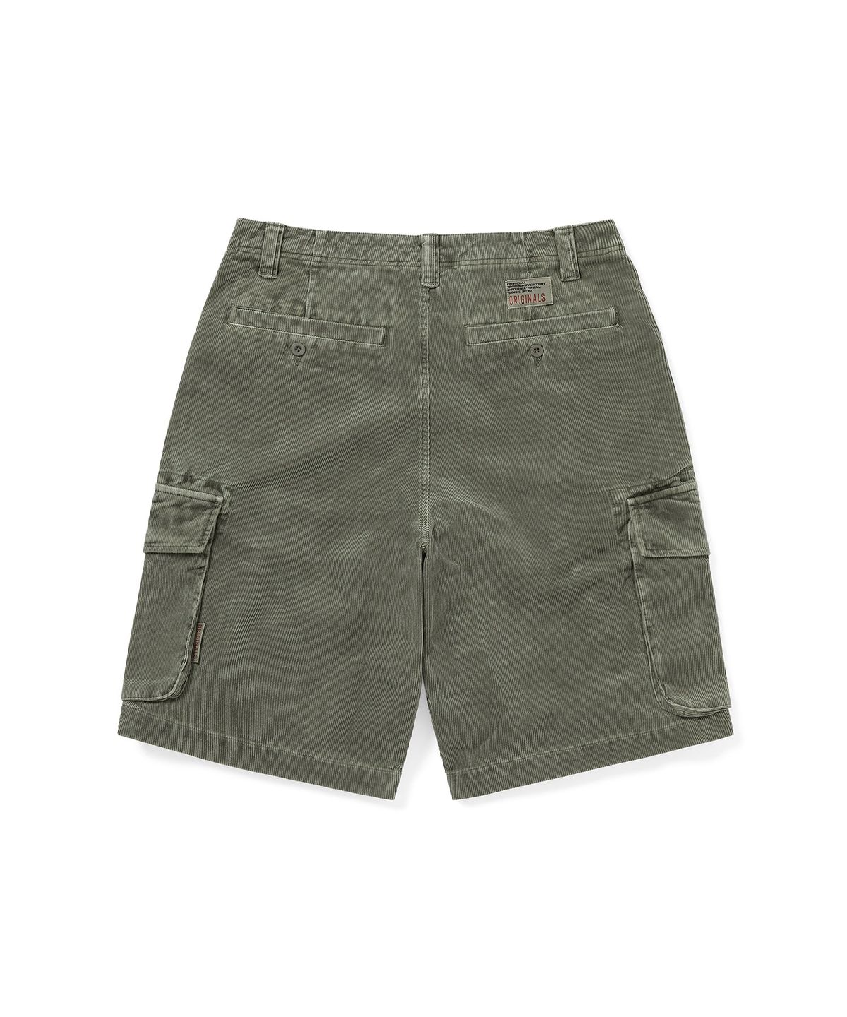 디스이즈네버댓(THISISNEVERTHAT) Overdyed Corduroy Cargo Short Dark Olive