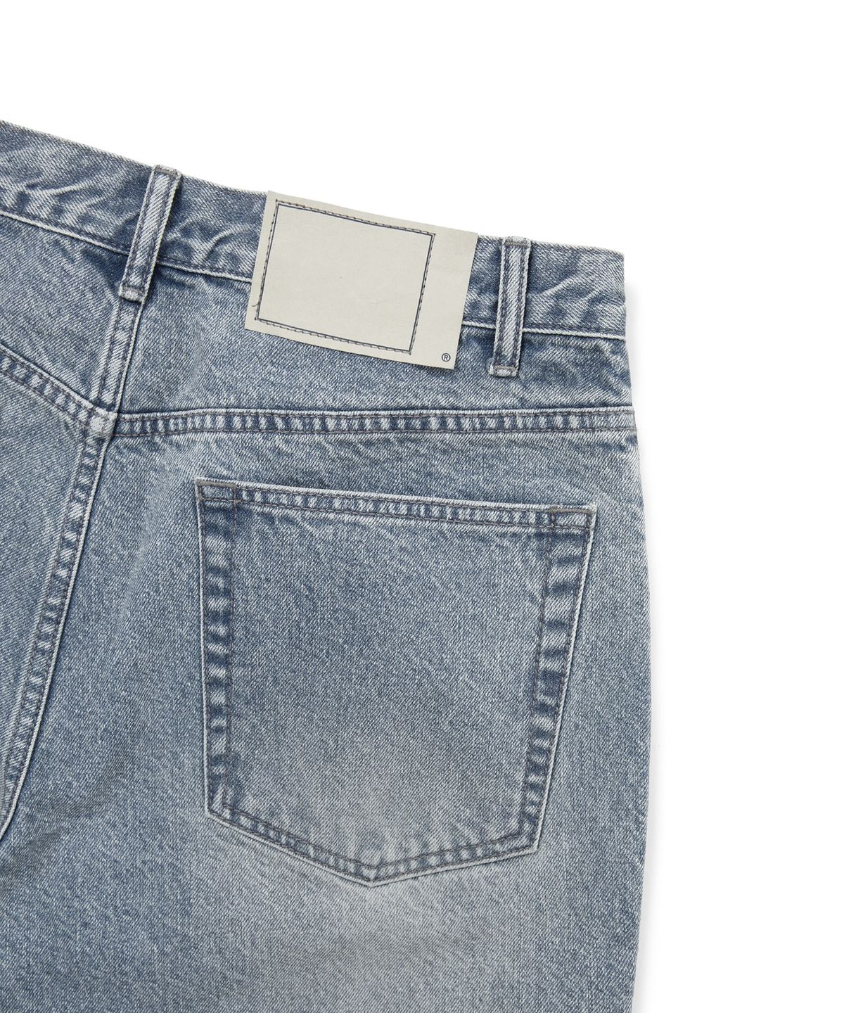 디스이즈네버댓(THISISNEVERTHAT) Relaxed Denim Short Washed Blue
