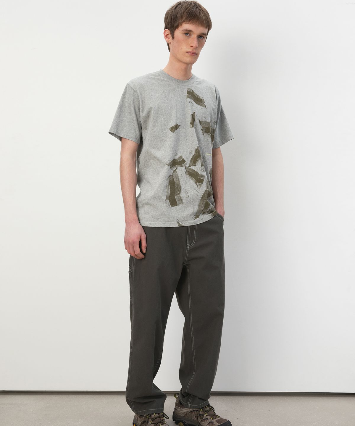 디스이즈네버댓(THISISNEVERTHAT) Washed Canvas Work Pant Charcoal