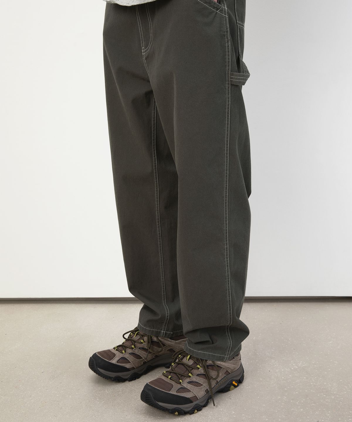디스이즈네버댓(THISISNEVERTHAT) Washed Canvas Work Pant Charcoal