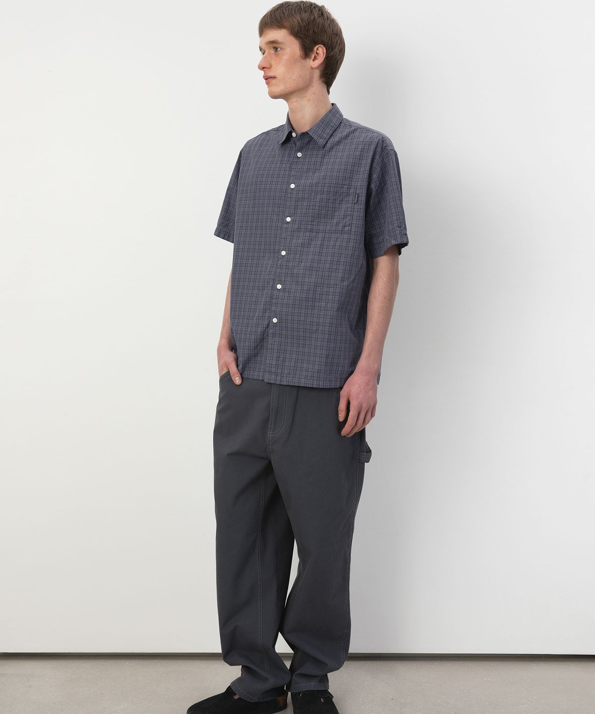 디스이즈네버댓(THISISNEVERTHAT) Washed Canvas Work Pant Faded Blue