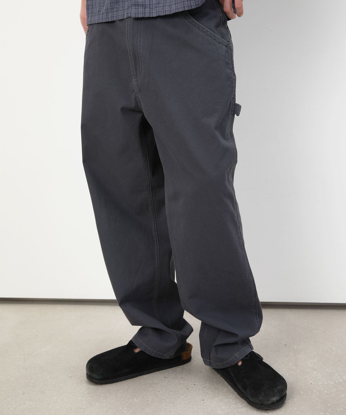 디스이즈네버댓(THISISNEVERTHAT) Washed Canvas Work Pant Faded Blue