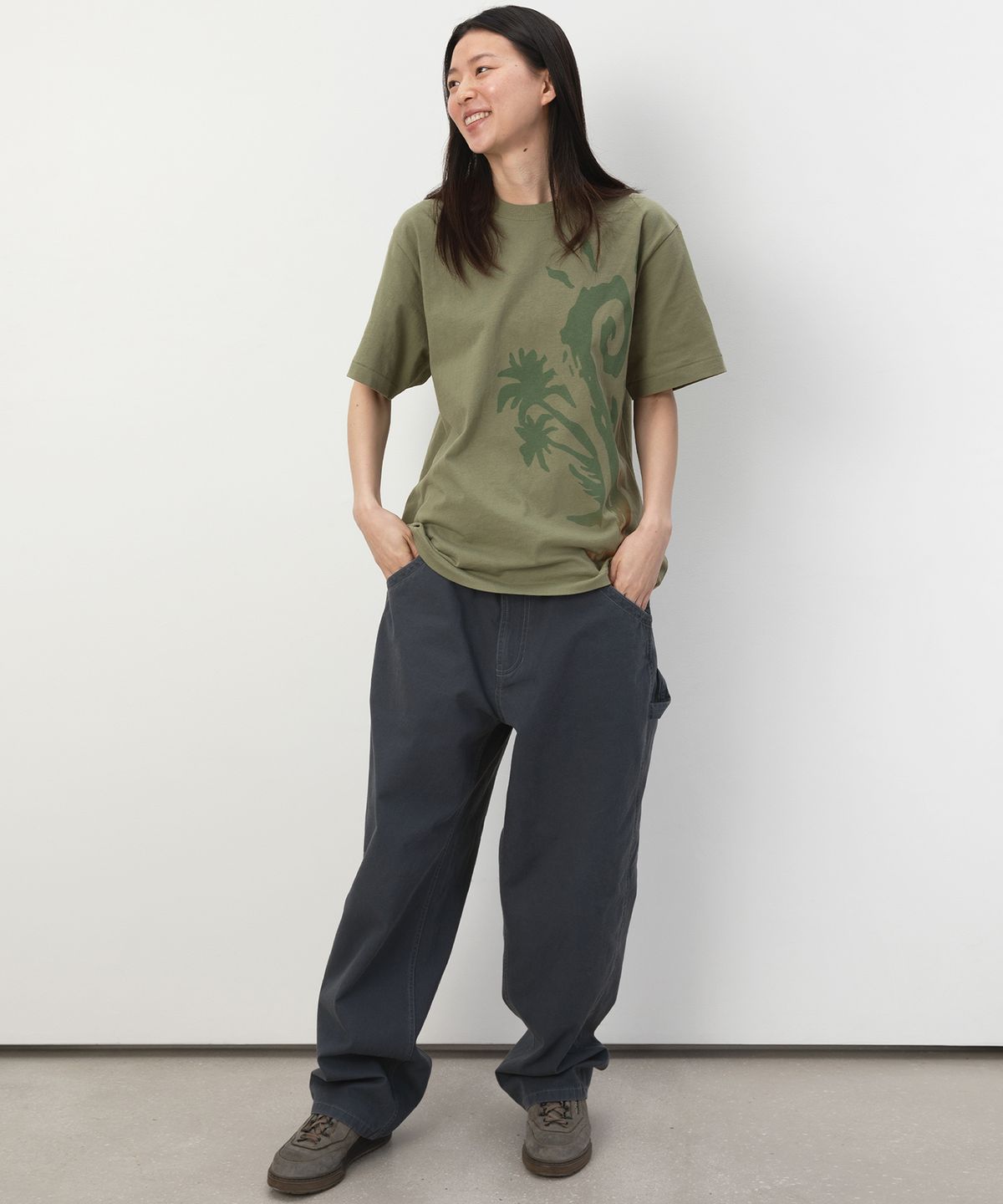 디스이즈네버댓(THISISNEVERTHAT) Washed Canvas Work Pant Faded Blue
