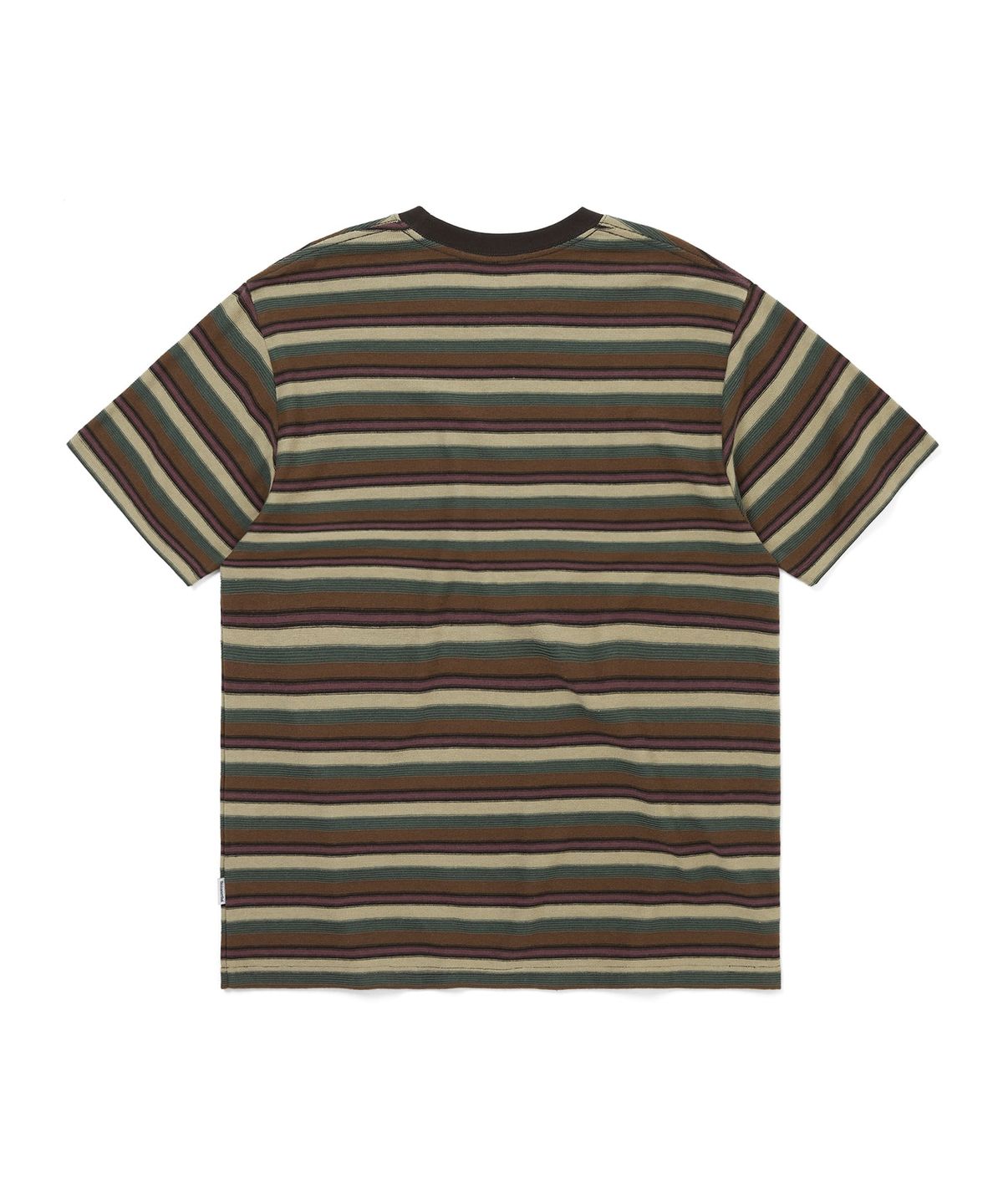 디스이즈네버댓(THISISNEVERTHAT) Inside Out Striped Tee Dusty Pink