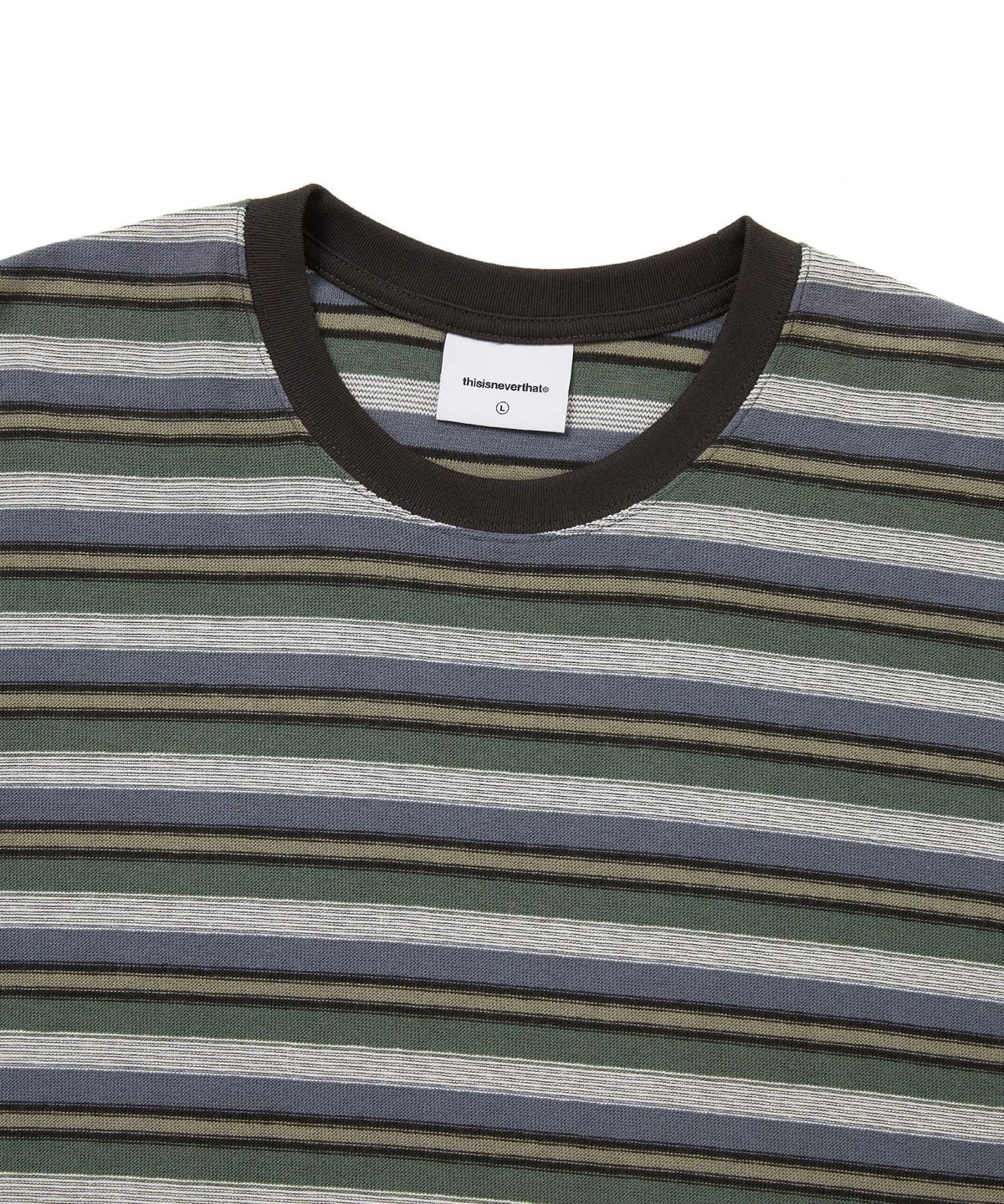 디스이즈네버댓(THISISNEVERTHAT) Inside Out Striped Tee Ivory
