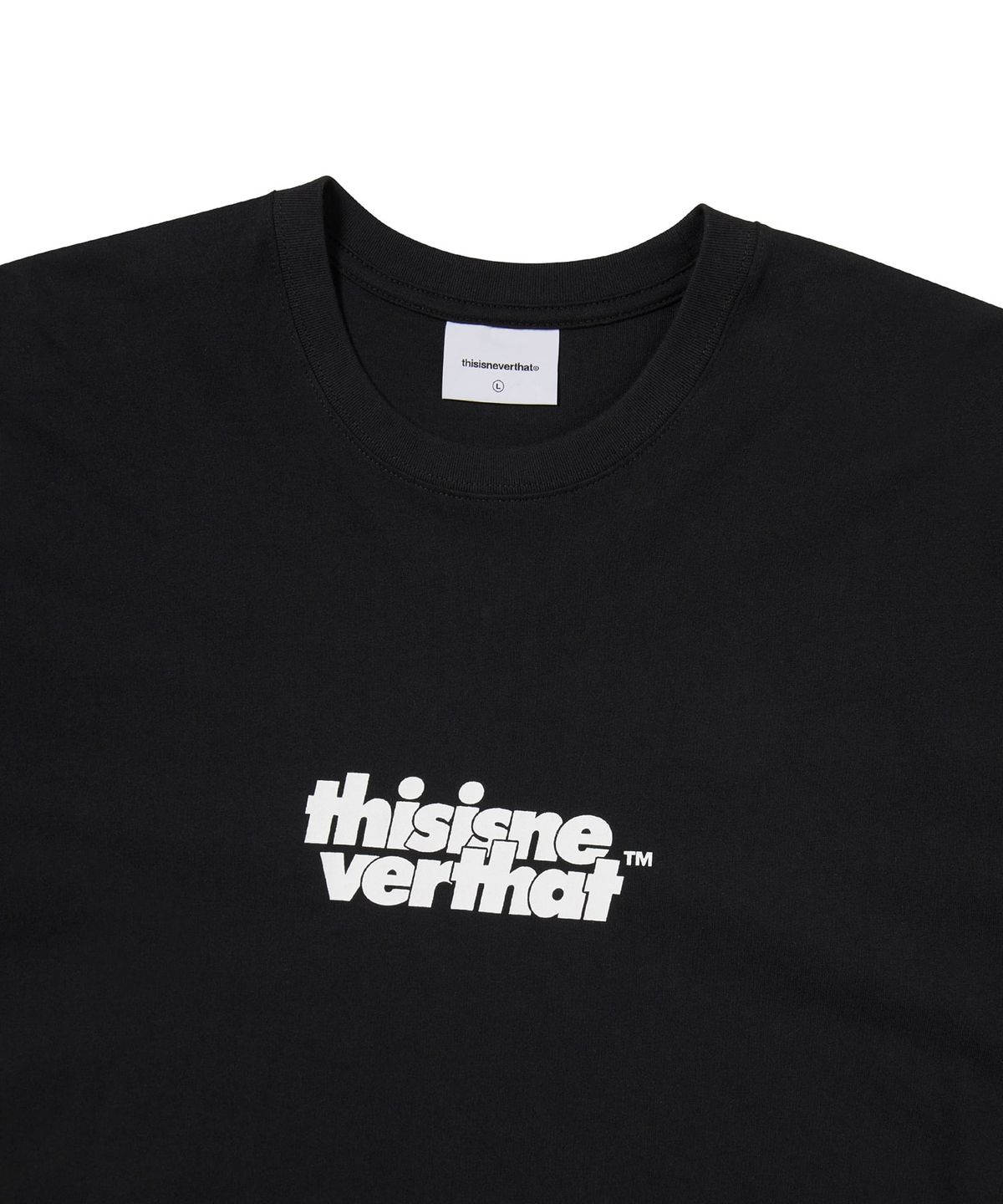 디스이즈네버댓(THISISNEVERTHAT) OL-Logo Tee Black
